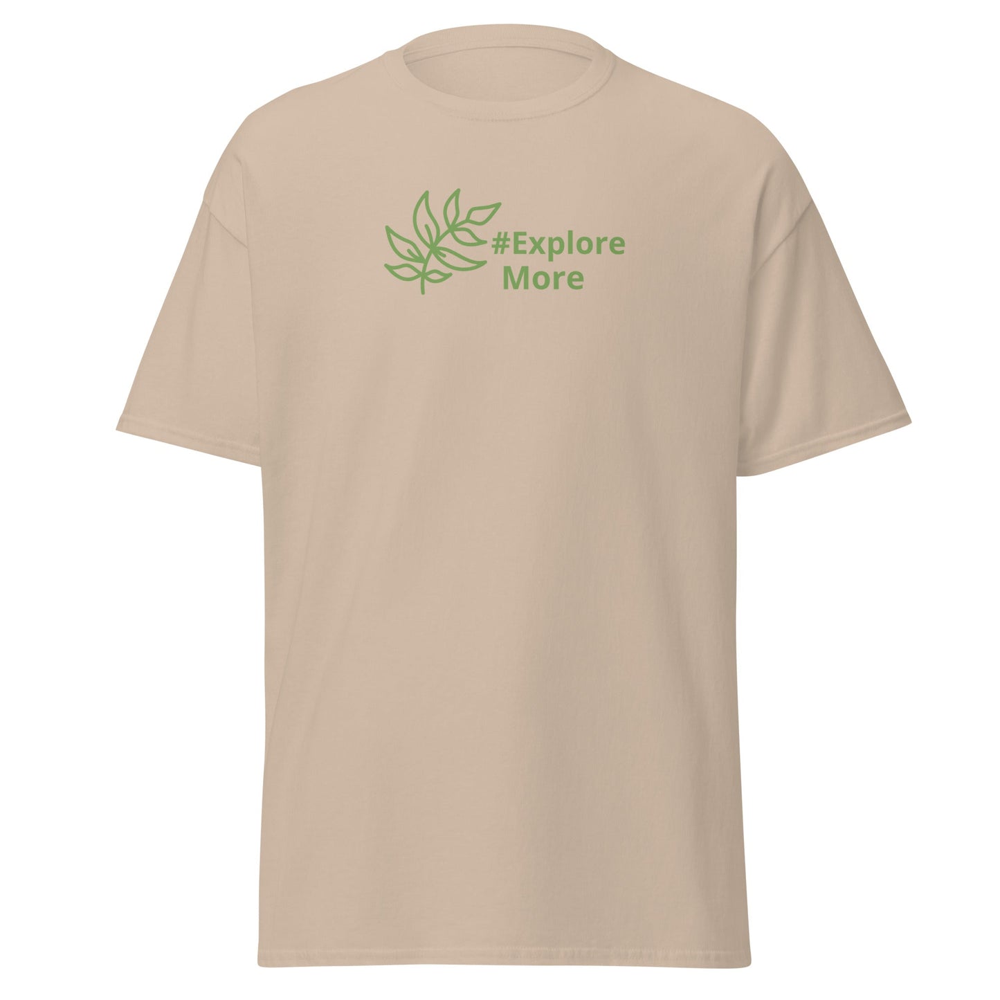 #Explore More With Leaves Men's (Unisex) Classic Tee - Men's Shirts - Discovery Co.