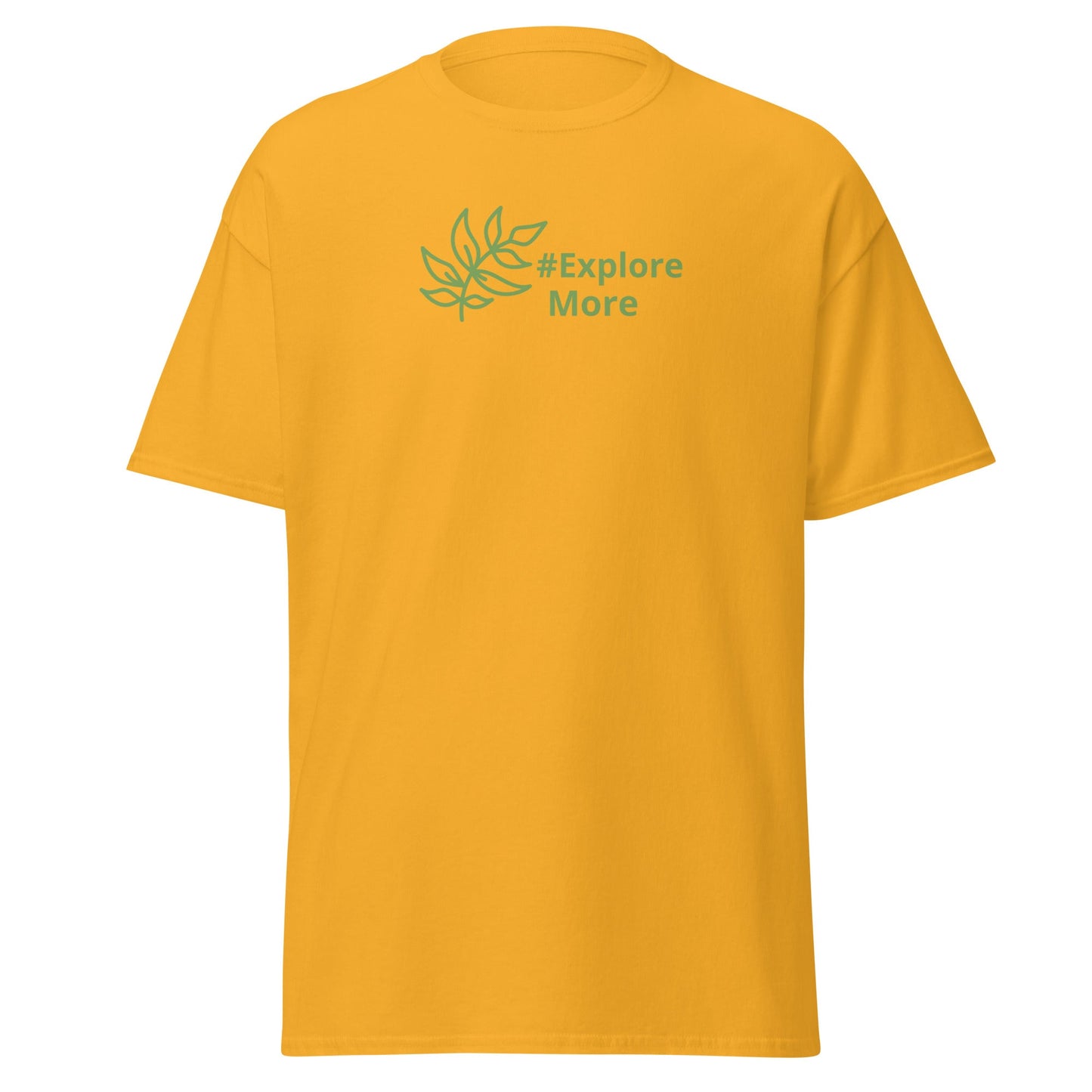 #Explore More With Leaves Men's (Unisex) Classic Tee - Men's Shirts - Discovery Co.