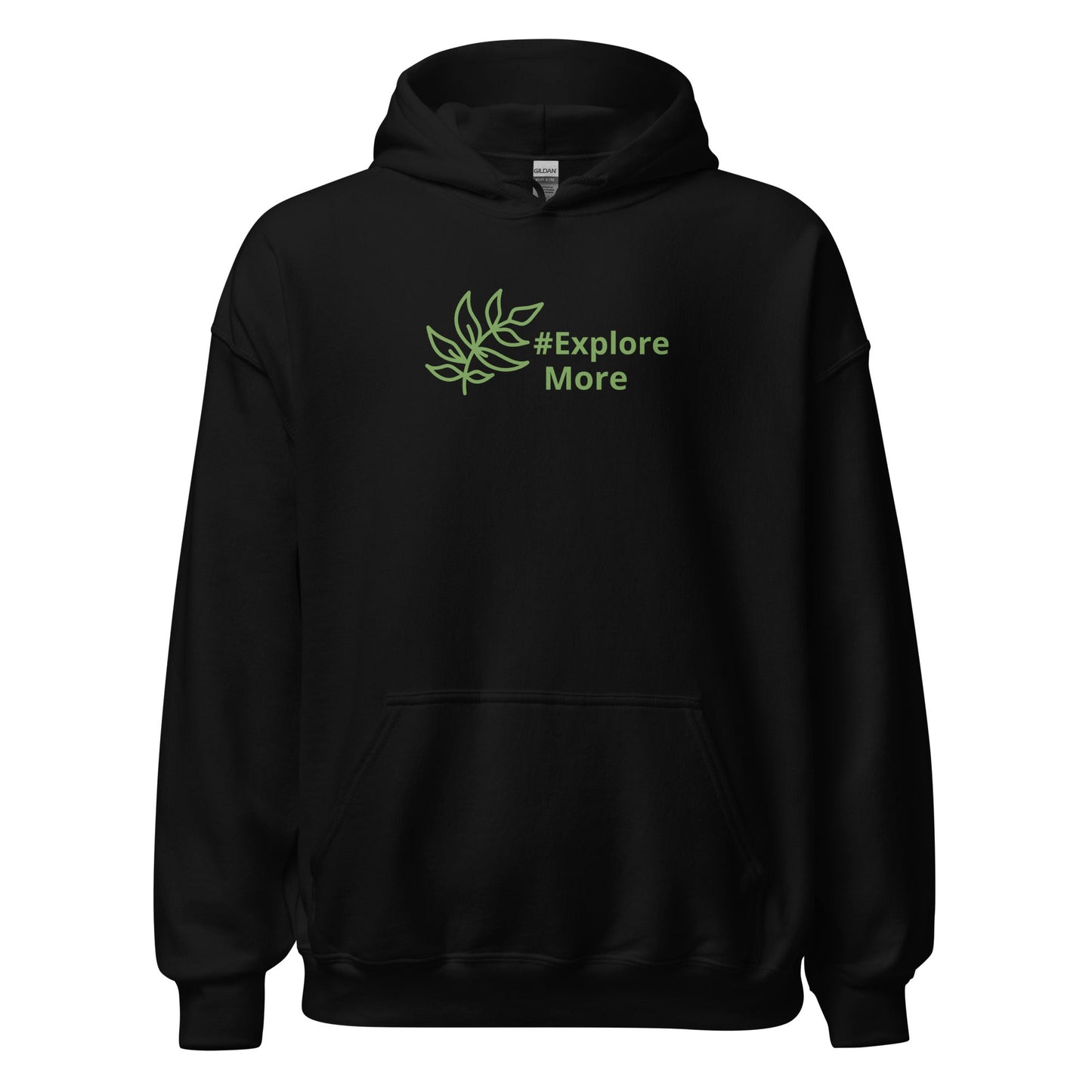 #Explore More With Leaves Men's (Unisex) Hoodie - Hoodies - Discovery Co.