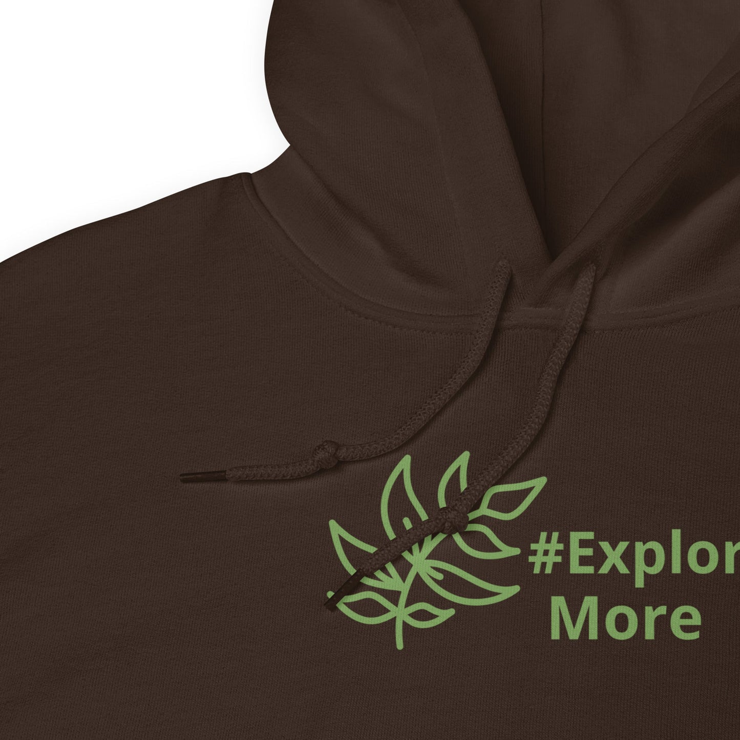 #Explore More With Leaves Men's (Unisex) Hoodie - Hoodies - Discovery Co.