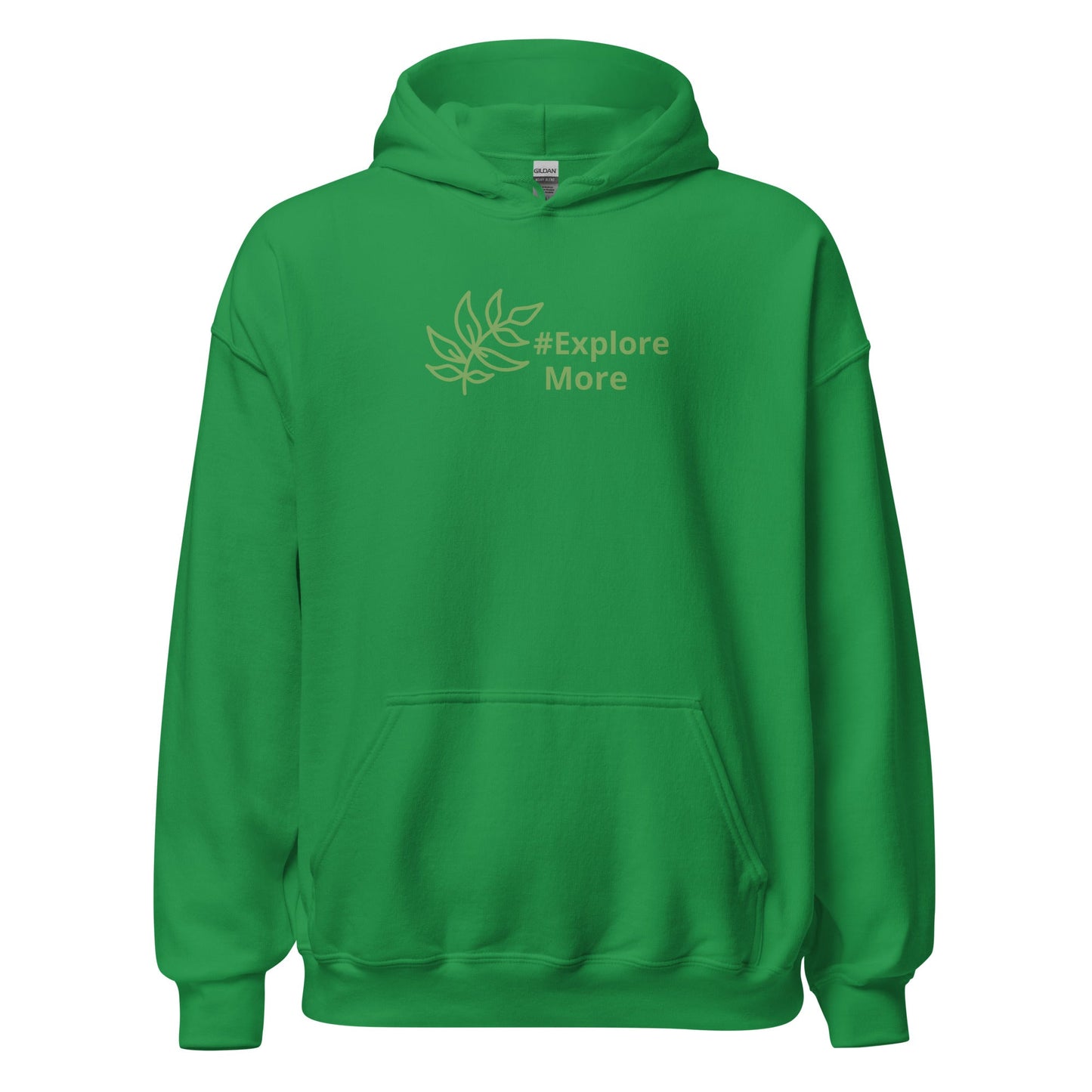 #Explore More With Leaves Men's (Unisex) Hoodie - Hoodies - Discovery Co.