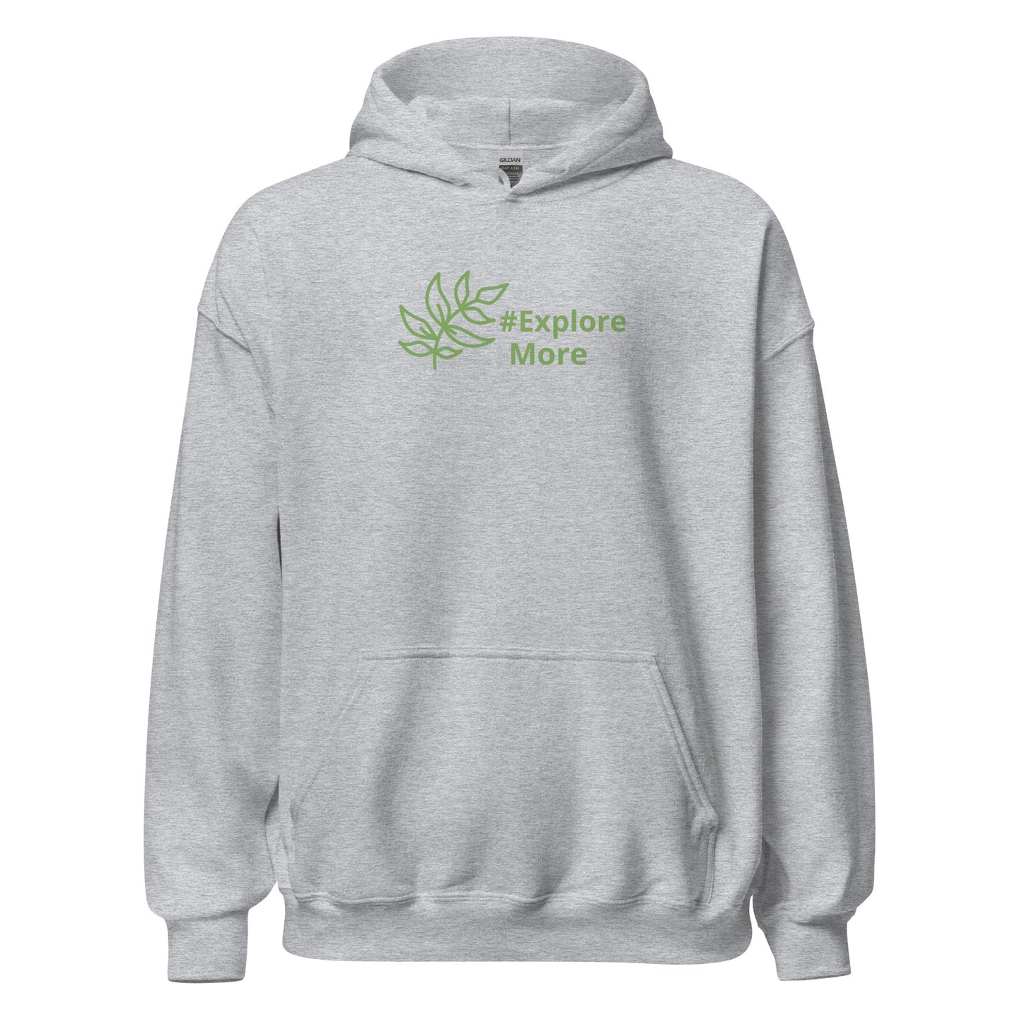 #Explore More With Leaves Men's (Unisex) Hoodie - Hoodies - Discovery Co.