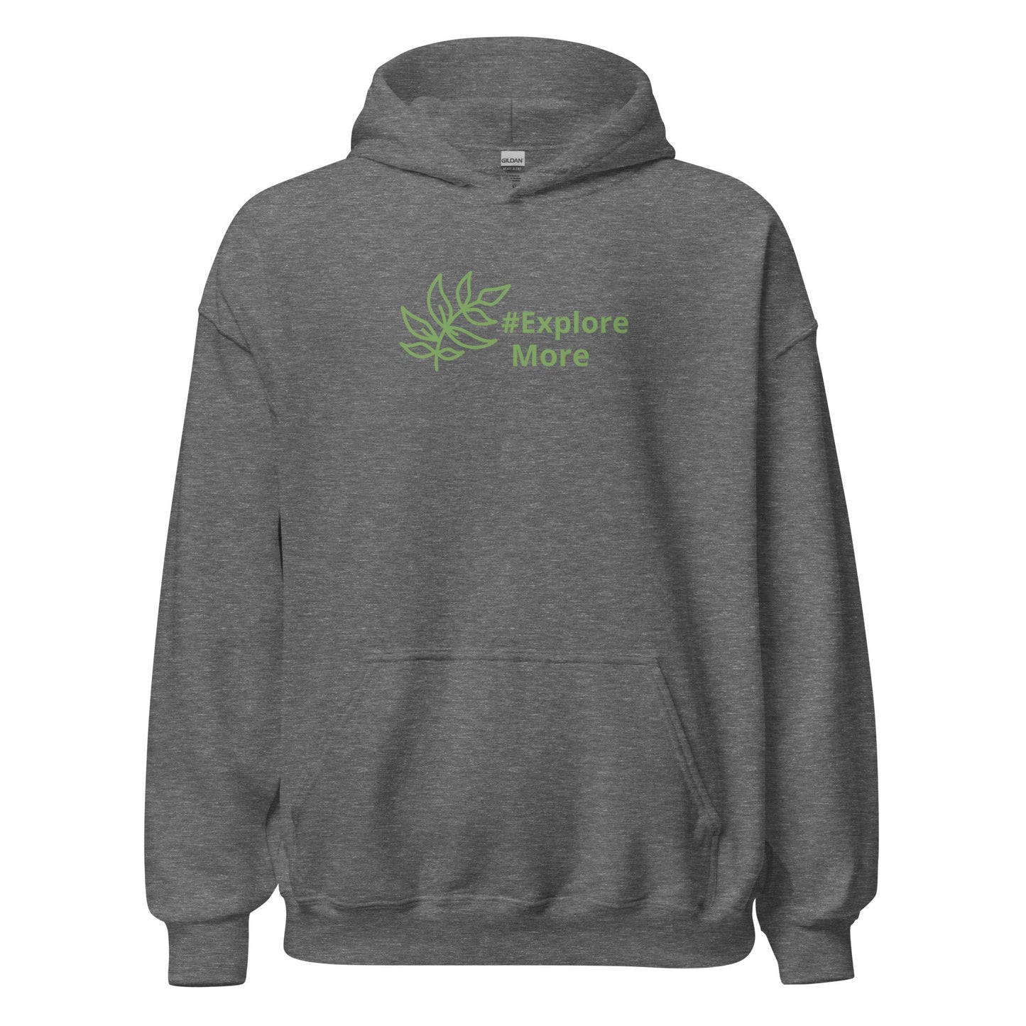 #Explore More With Leaves Men's (Unisex) Hoodie - Hoodies - Discovery Co.