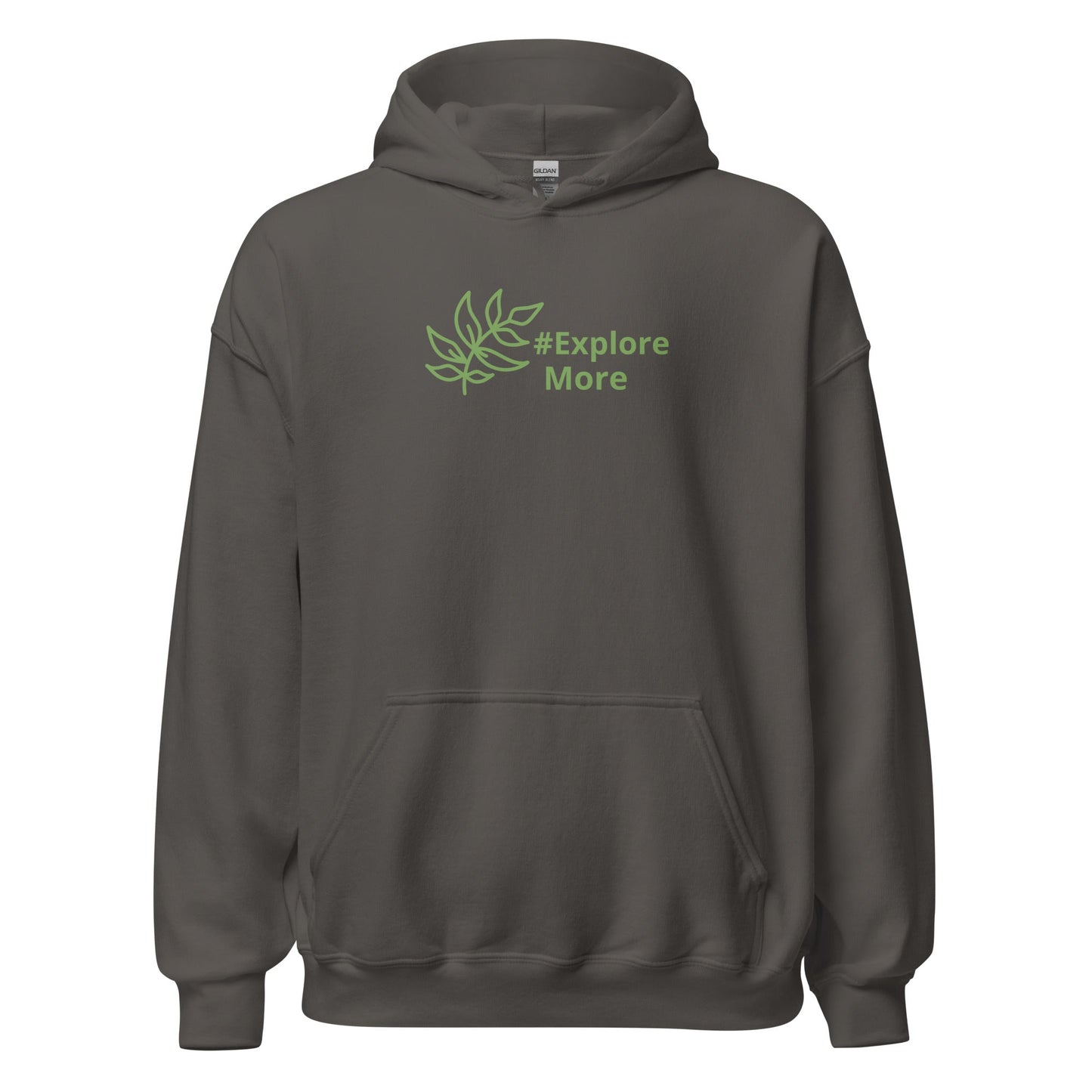 #Explore More With Leaves Men's (Unisex) Hoodie - Hoodies - Discovery Co.
