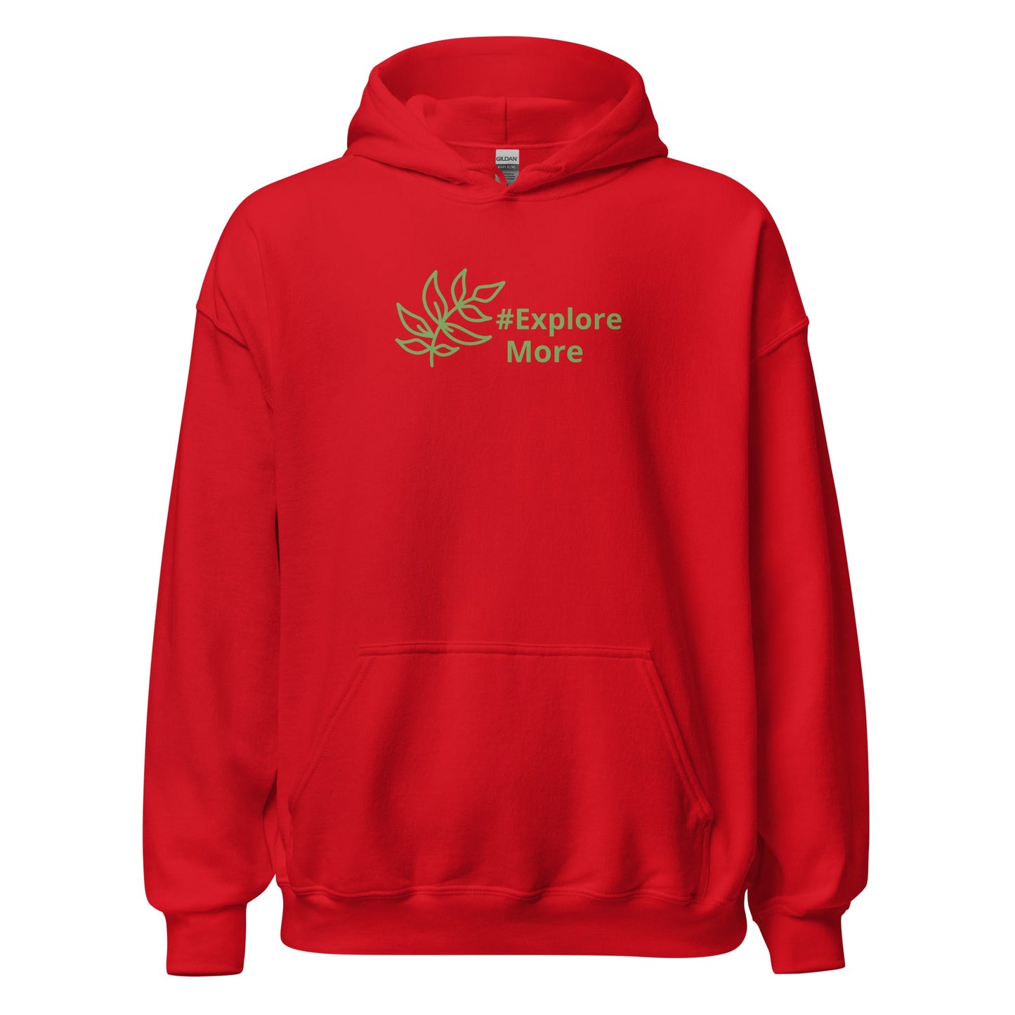#Explore More With Leaves Men's (Unisex) Hoodie - Hoodies - Discovery Co.