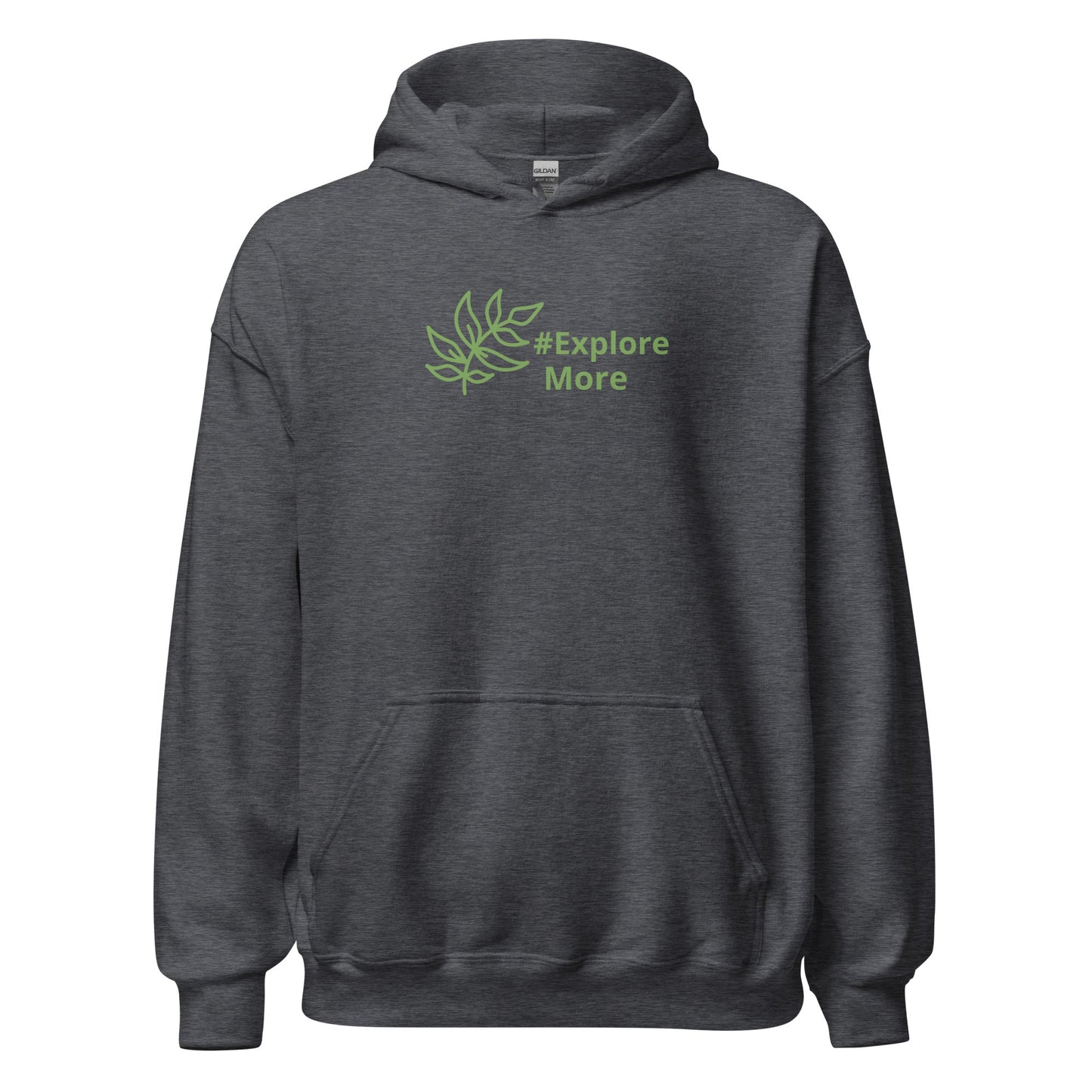 #Explore More With Leaves Men's (Unisex) Hoodie - Hoodies - Discovery Co.