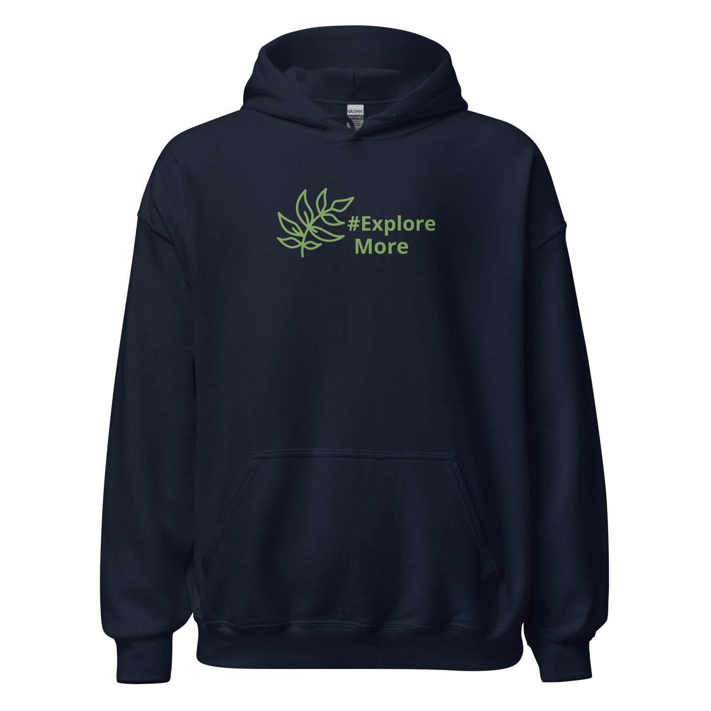#Explore More With Leaves Men's (Unisex) Hoodie - Hoodies - Discovery Co.