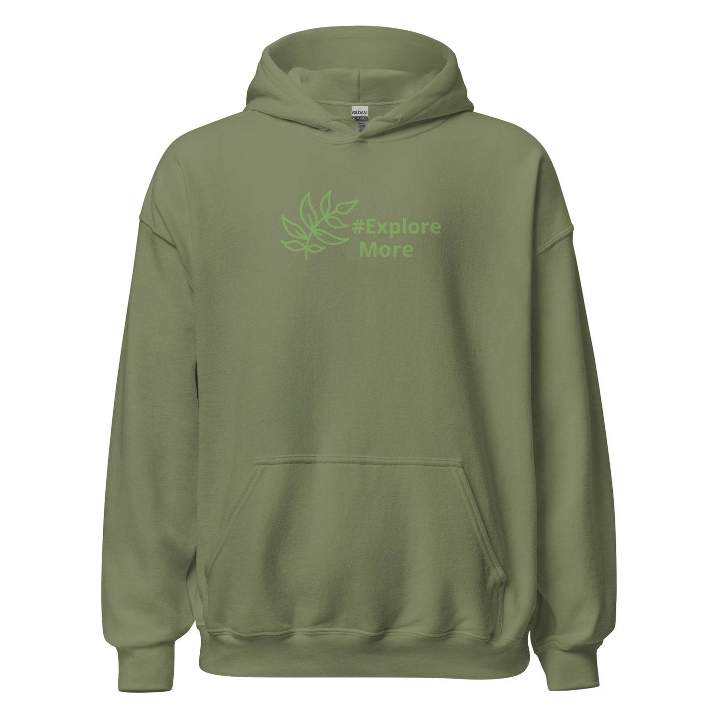 #Explore More With Leaves Men's (Unisex) Hoodie - Hoodies - Discovery Co.