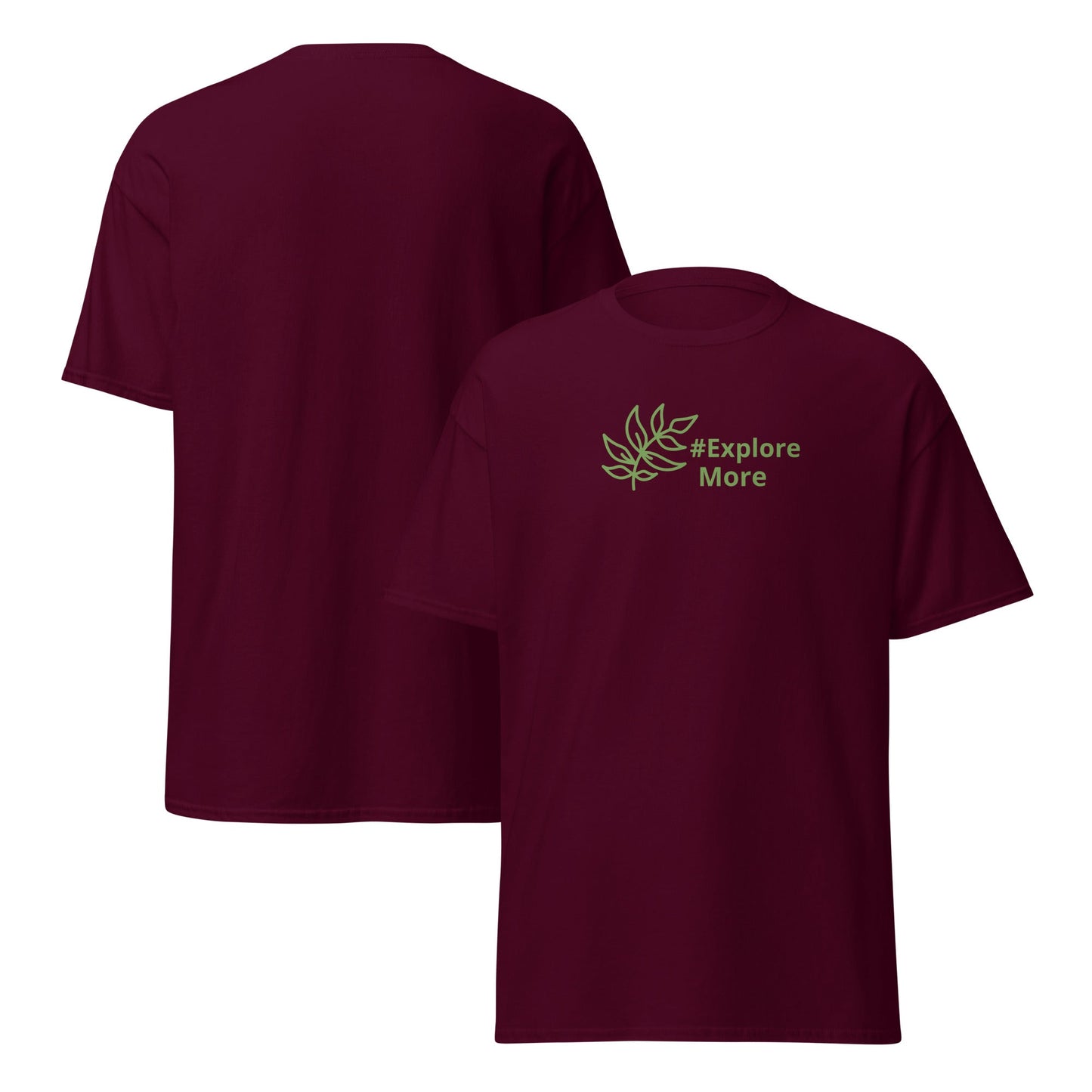 #Explore More With Leaves Women's (Unisex) Classic Tee - Women's Shirts - Discovery Co.