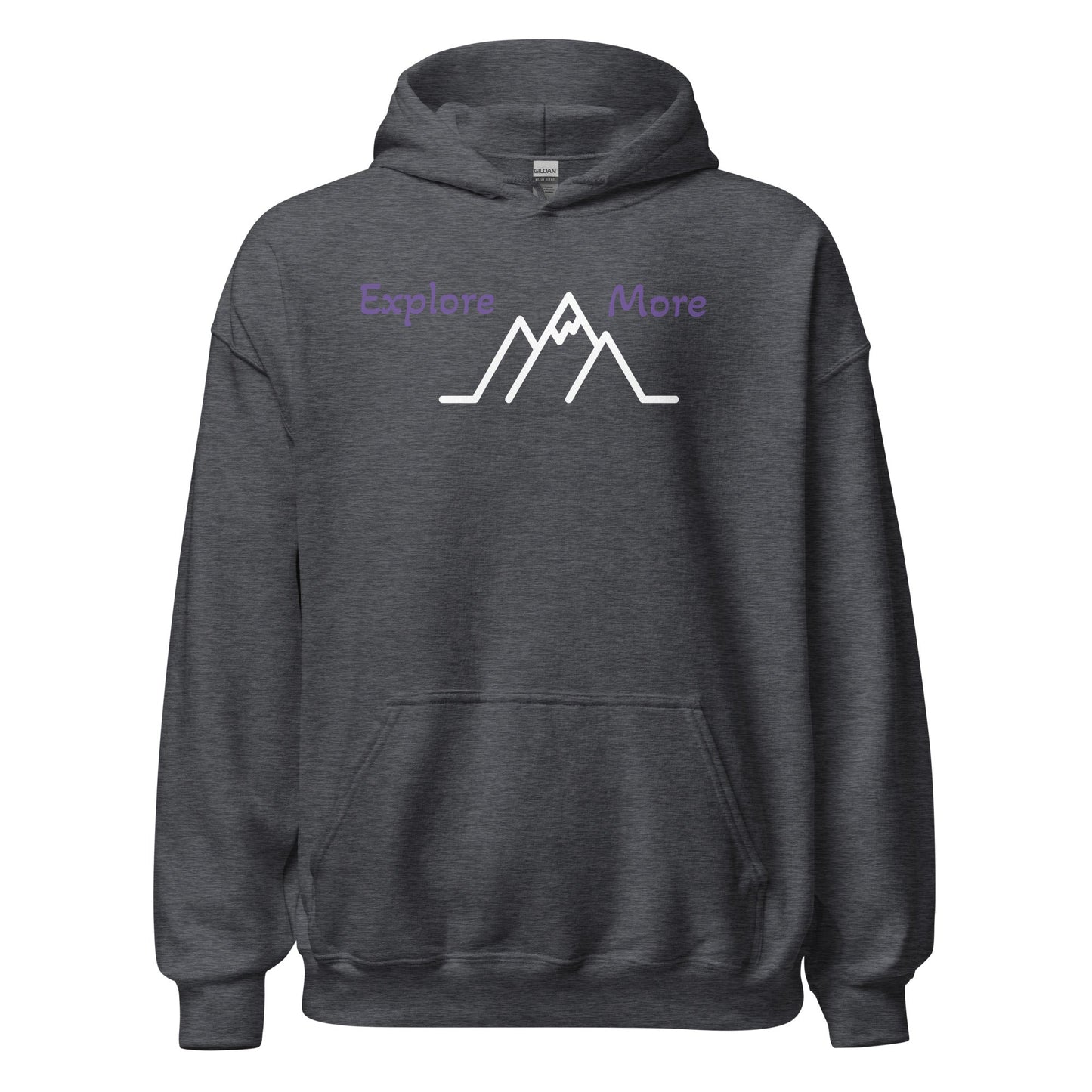 Explore More With Mountains Men's (Unisex) Hoodie - Hoodies - Discovery Co.