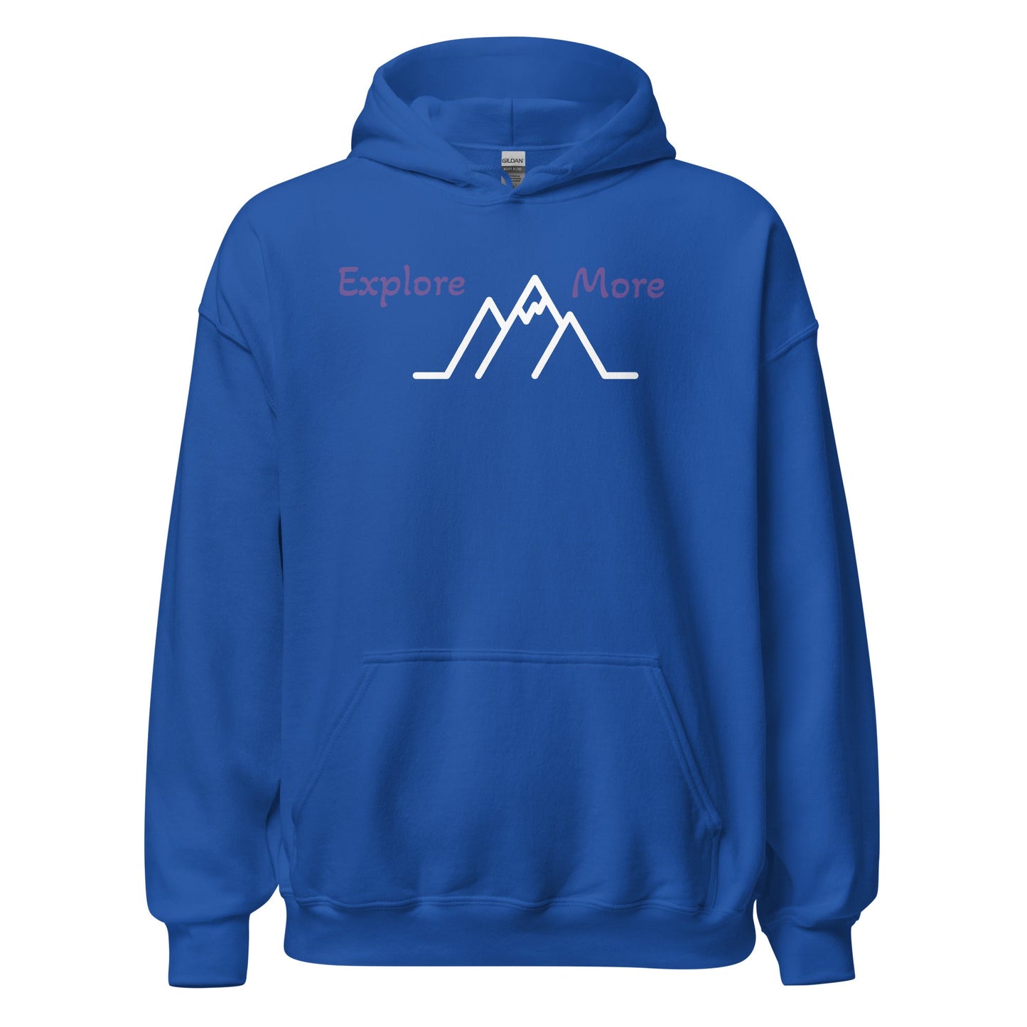 Explore More With Mountains Men's (Unisex) Hoodie - Hoodies - Discovery Co.