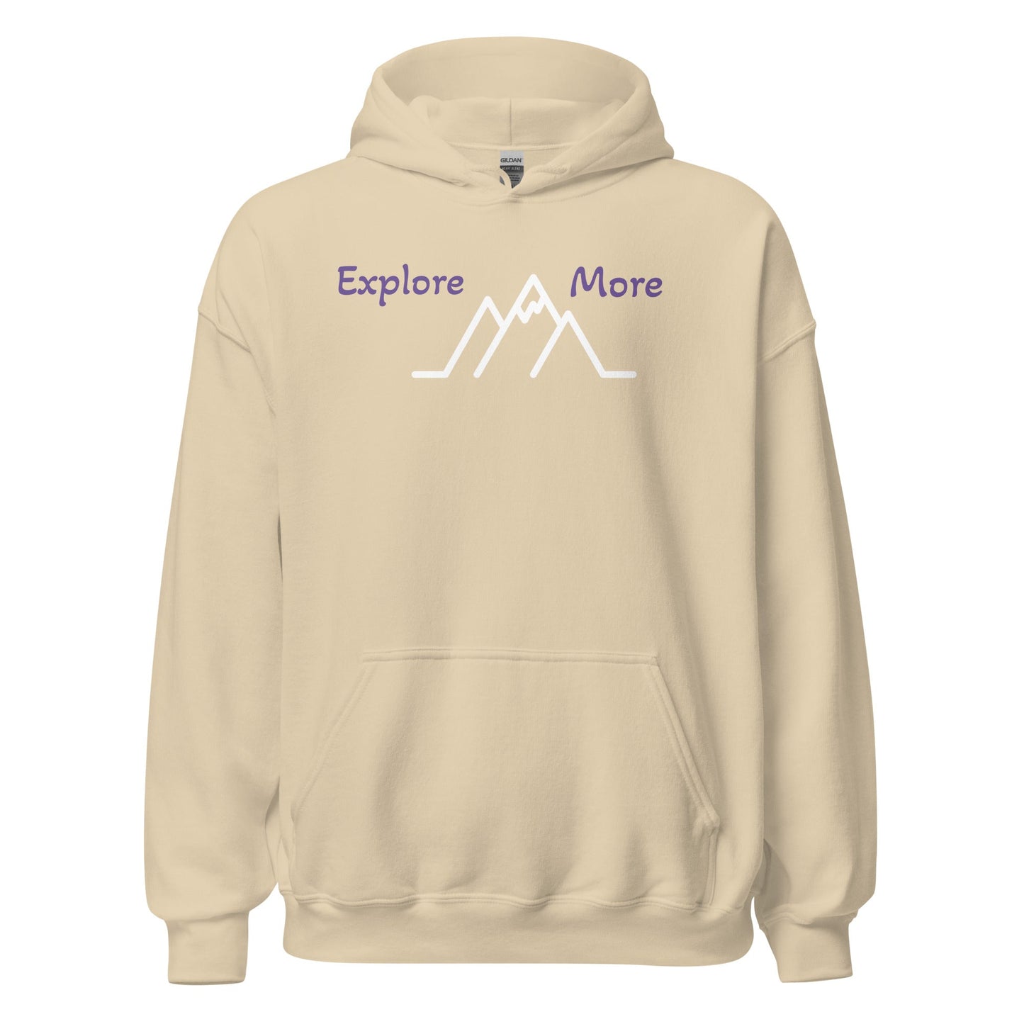 Explore More With Mountains Men's (Unisex) Hoodie - Hoodies - Discovery Co.