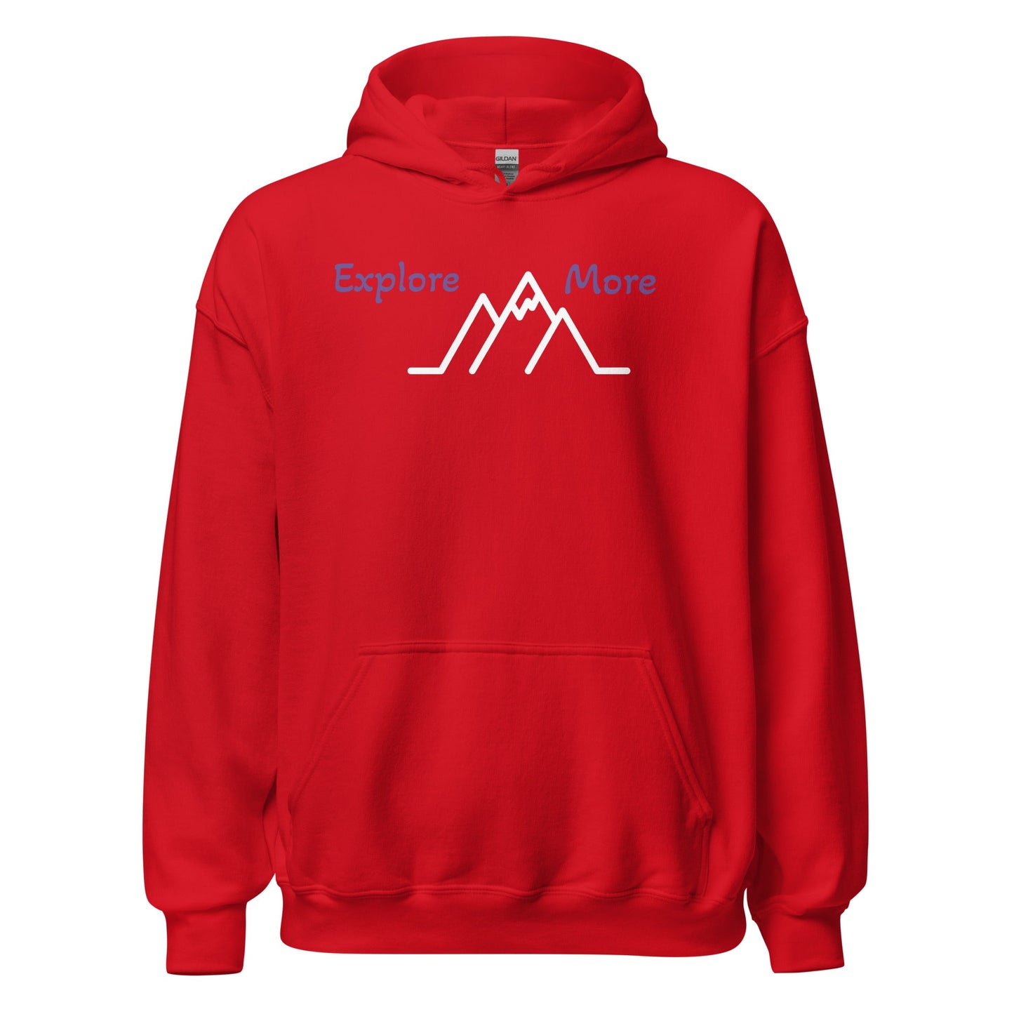 Explore More With Mountains Men's (Unisex) Hoodie - Hoodies - Discovery Co.