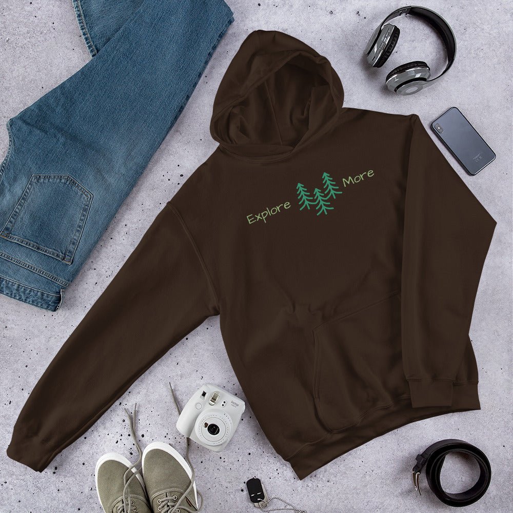 Explore More With Trees Men's (Unisex) Hoodie - Hoodies - Discovery Co.