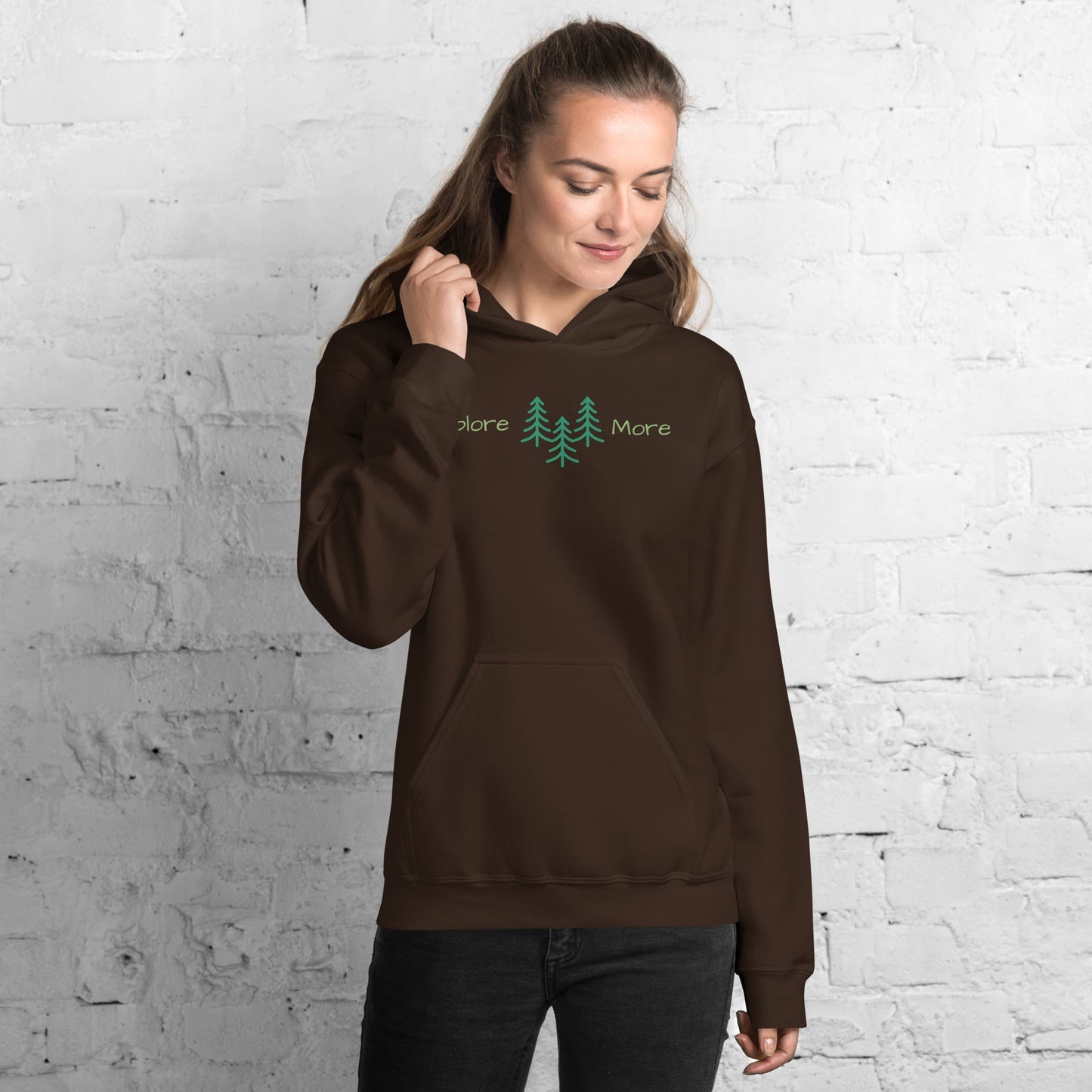 Explore More With Trees Women's (Unisex) Hoodie - Hoodies - Discovery Co.