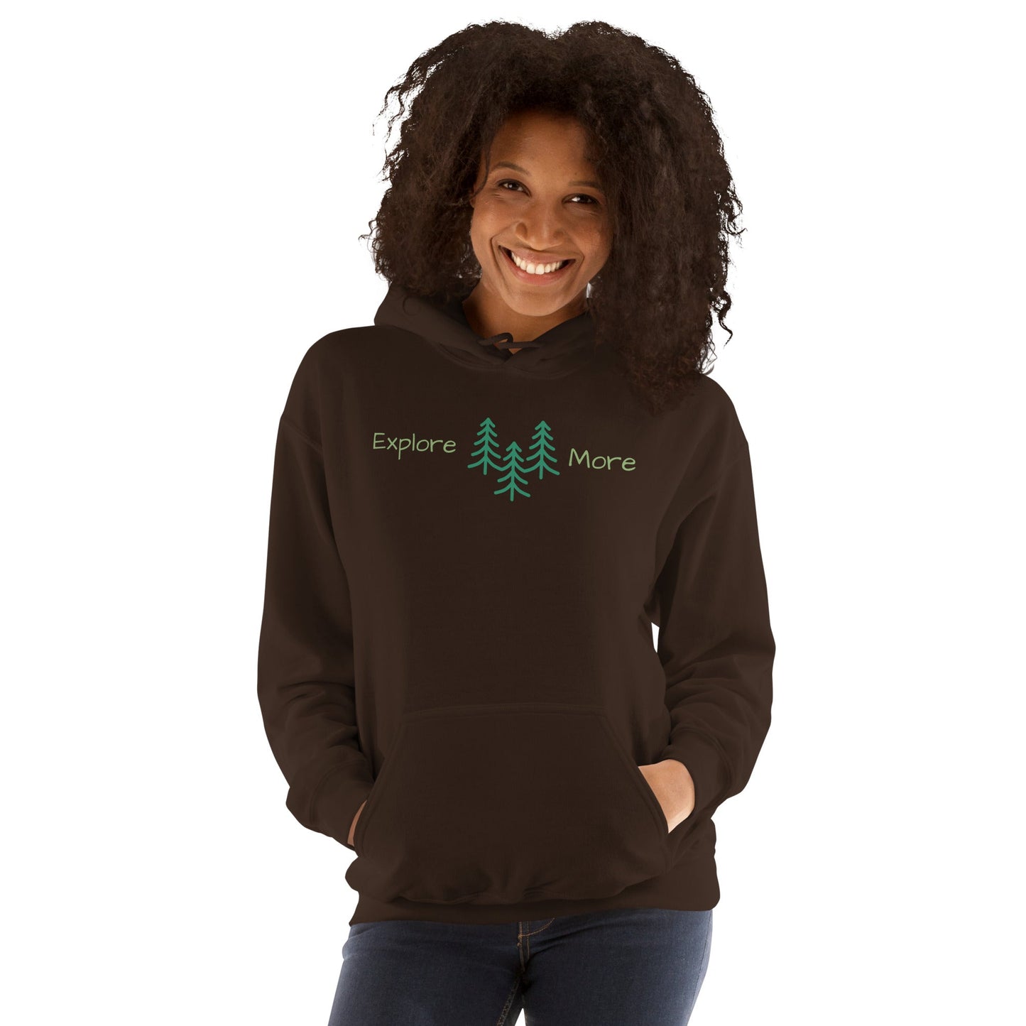 Explore More With Trees Women's (Unisex) Hoodie - Hoodies - Discovery Co.