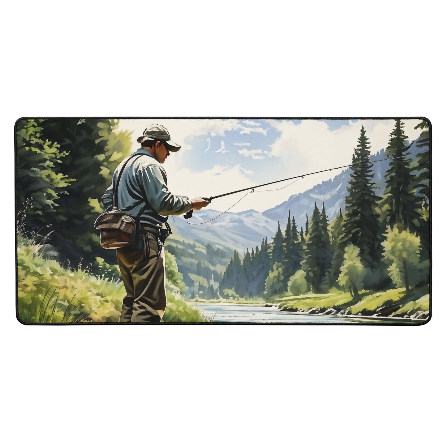 Fisherman Desk Mat - Mouse Pads - Discovery Co.