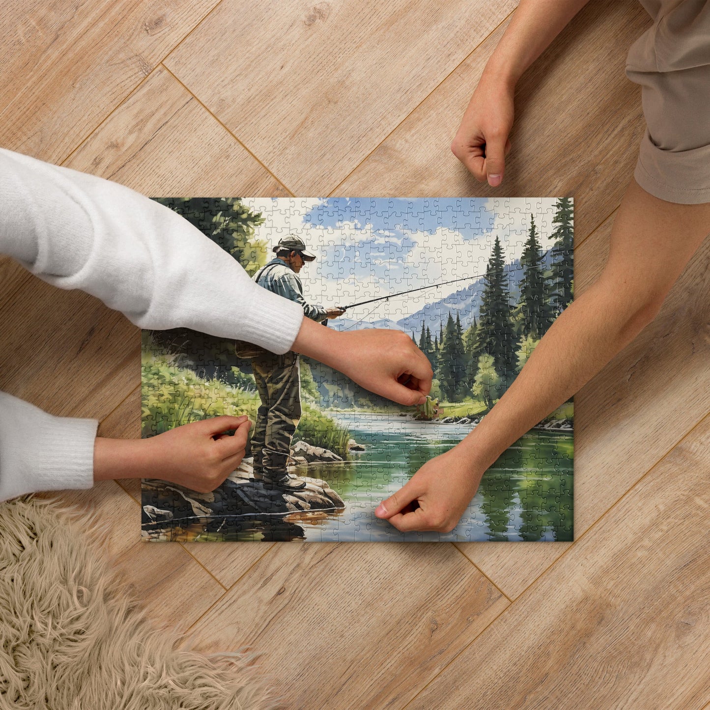 Fisherman Jigsaw Puzzle - Puzzle - Discovery Co.