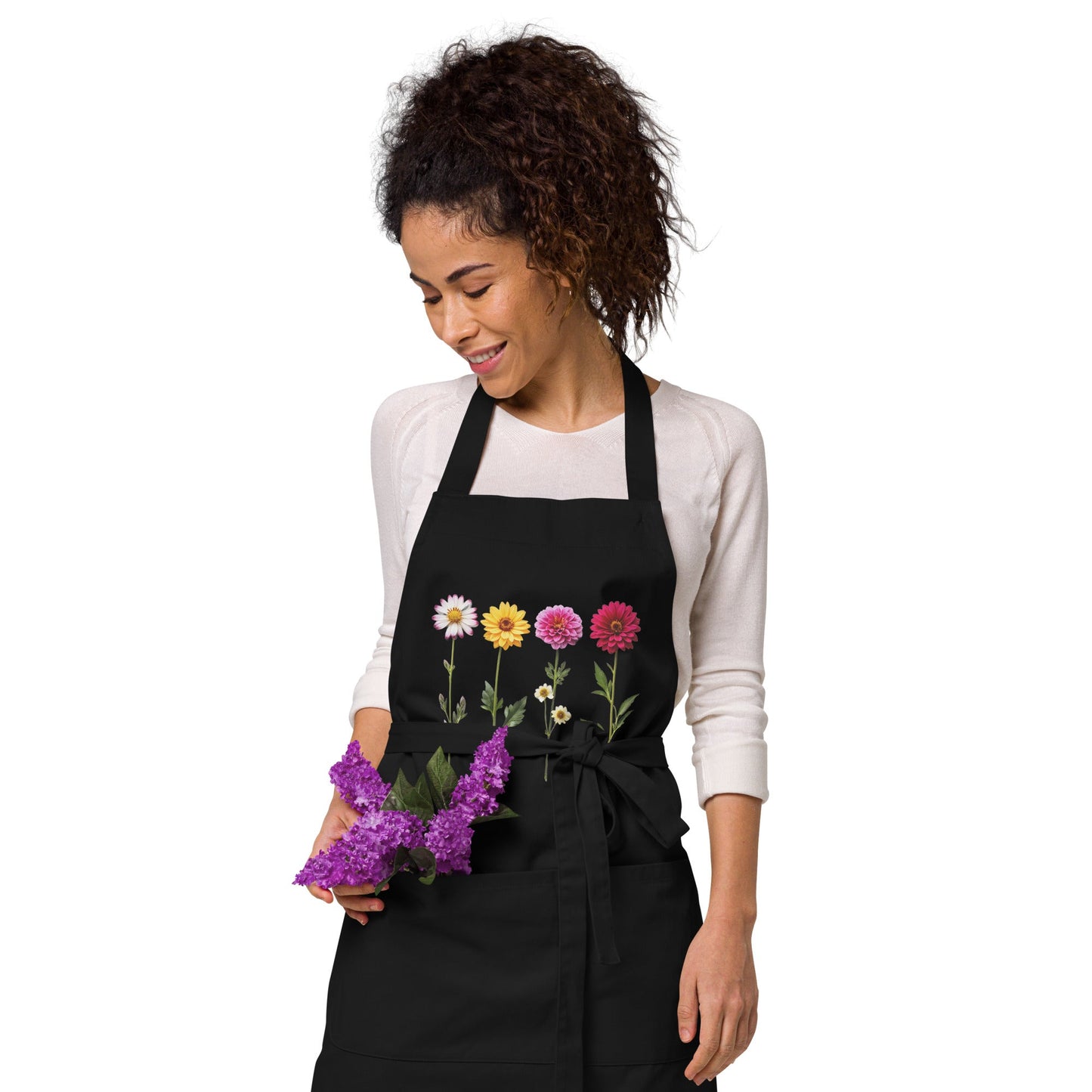 Flowers Organic Cotton Apron - Aprons - Discovery Co.
