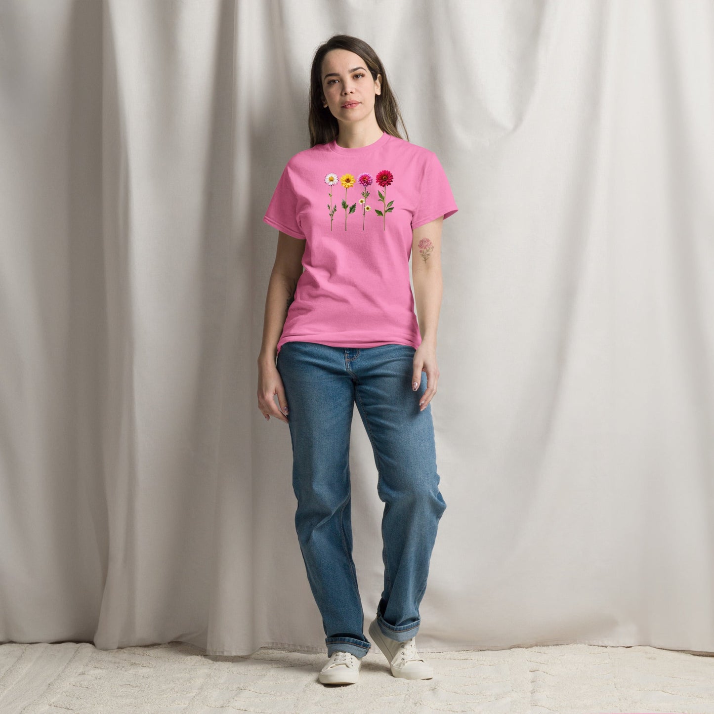 Flowers Women's (Unisex) Classic Tee - Women's Shirts - Discovery Co.