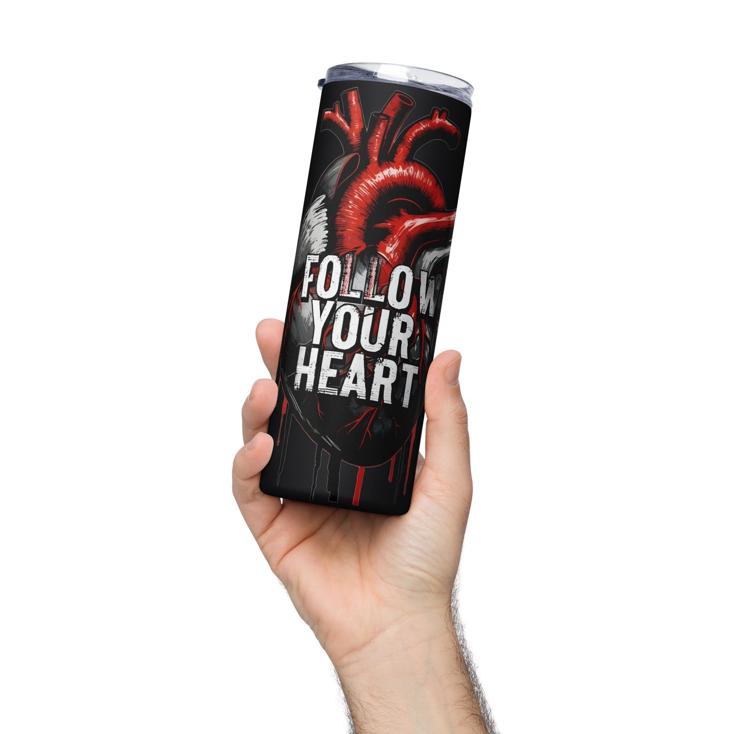 Follow Your Heart Stainless Steel Tumbler - Steel Tumbler - Discovery Co.