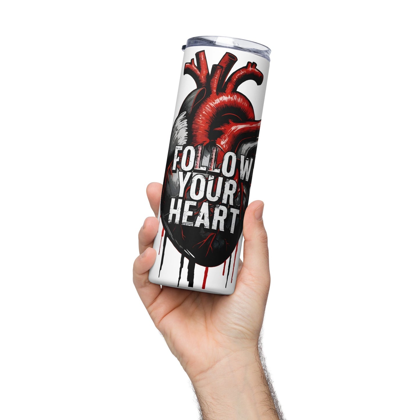Follow Your Heart Stainless Steel Tumbler - Steel Tumbler - Discovery Co.