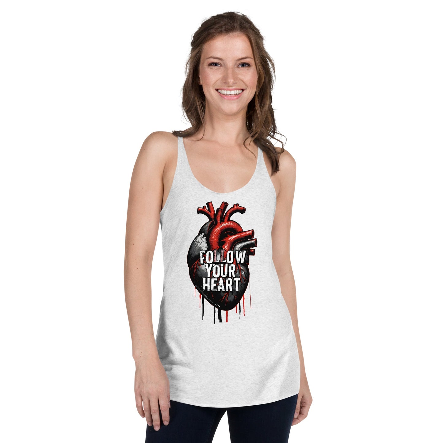Follow Your Heart Women's Racerback Tank - Women's Shirts - Discovery Co.