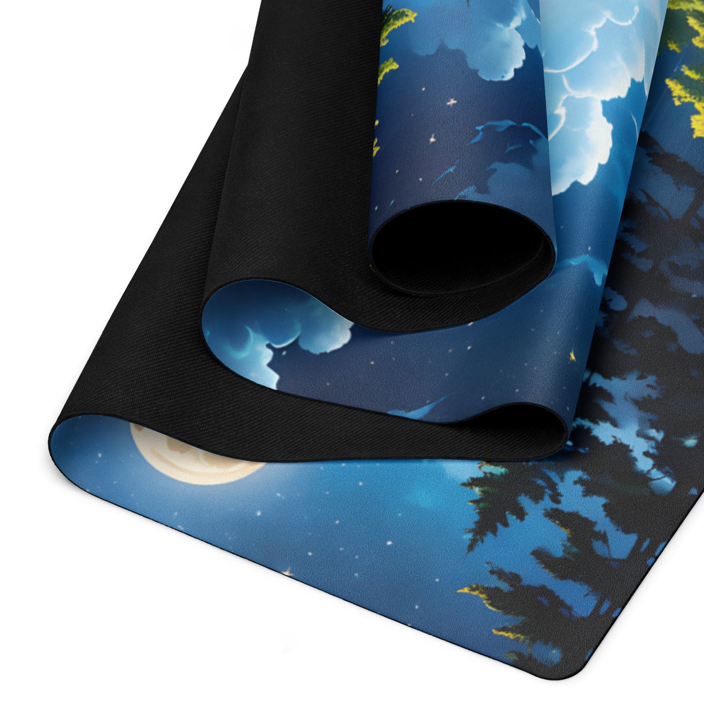 Forest At Night Yoga Mat - Yoga Mat - Discovery Co.