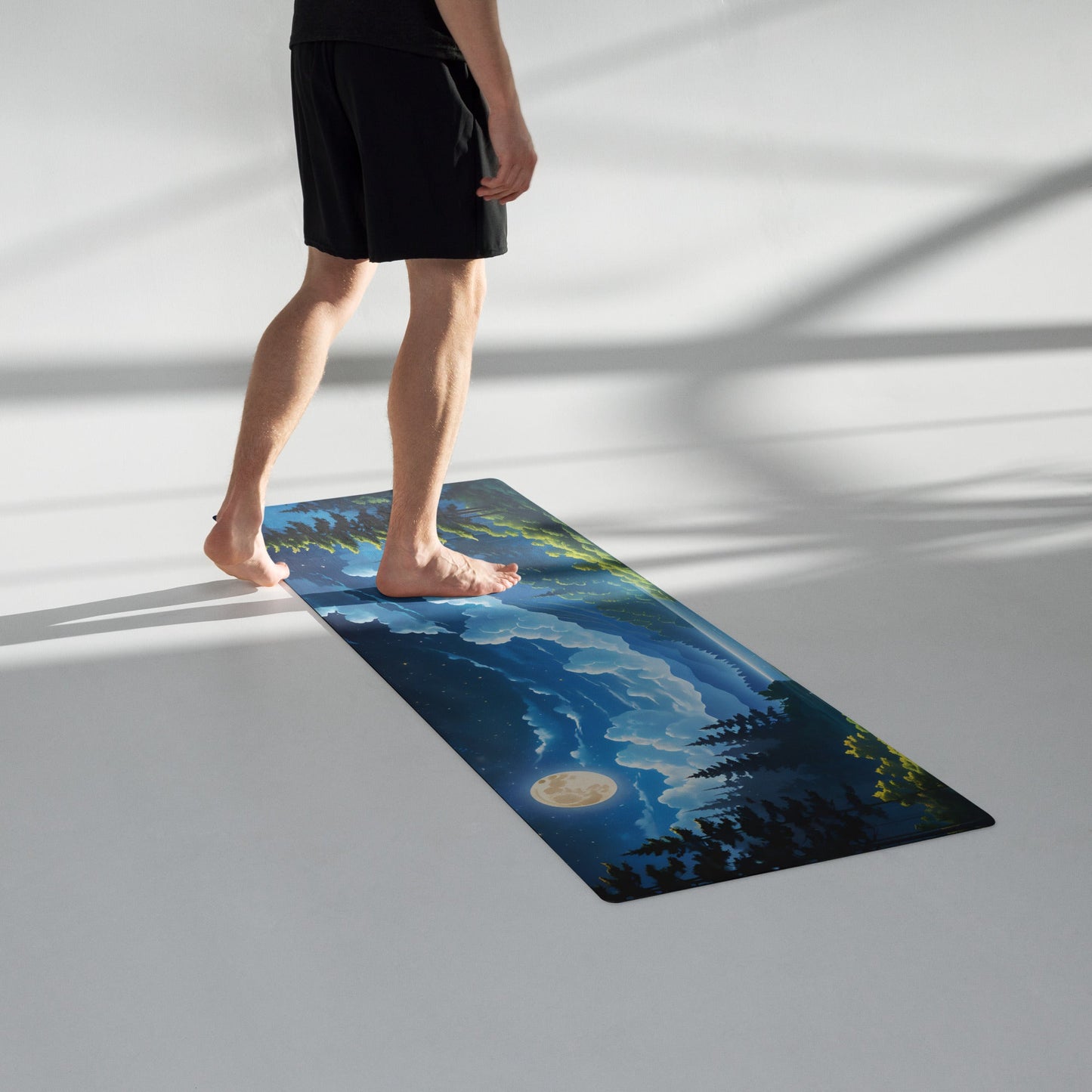 Forest At Night Yoga Mat - Yoga Mat - Discovery Co.
