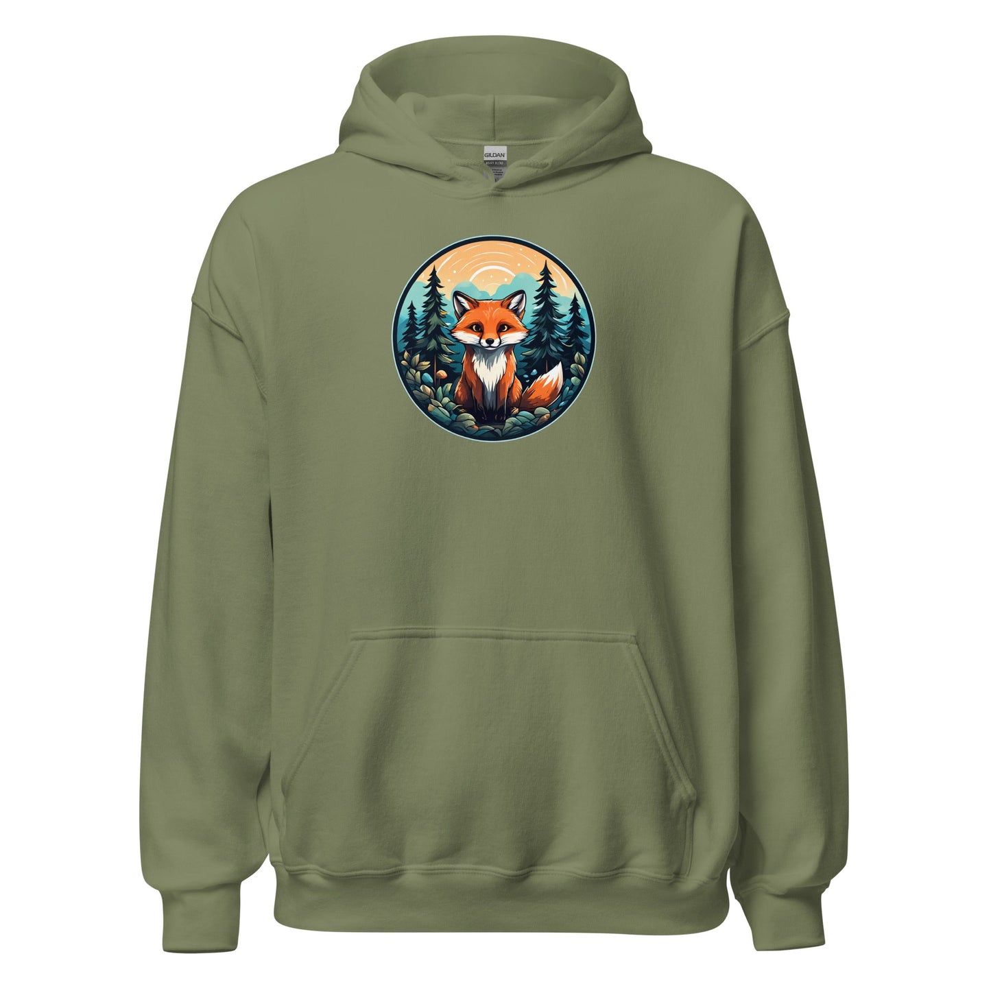 Forest Fox Men's (Unisex) Hoodie - Discovery Co.