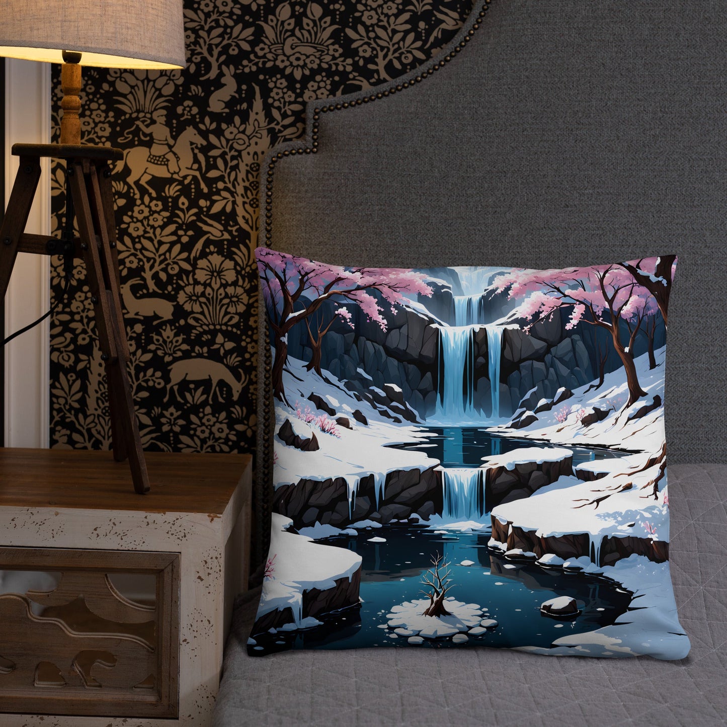 Frozen Waterfall Basic Pillow - Pillows - Discovery Co.
