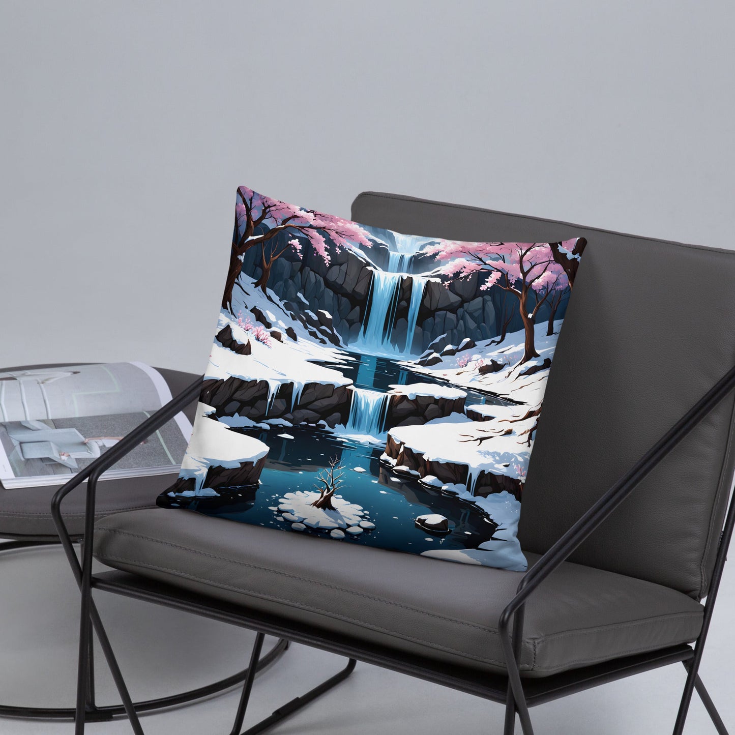 Frozen Waterfall Basic Pillow - Pillows - Discovery Co.