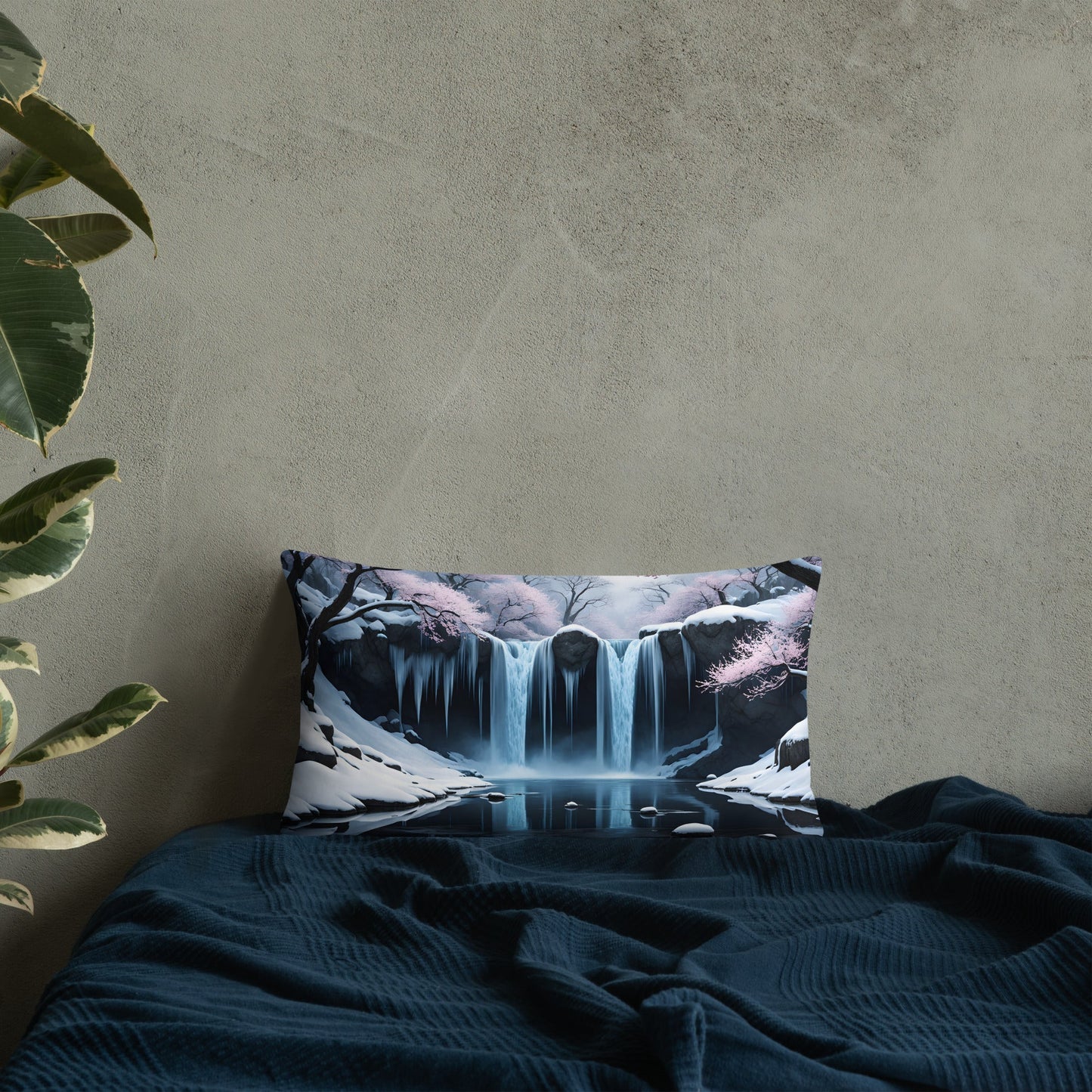 Frozen Waterfall II Basic Pillow - Pillows - Discovery Co.