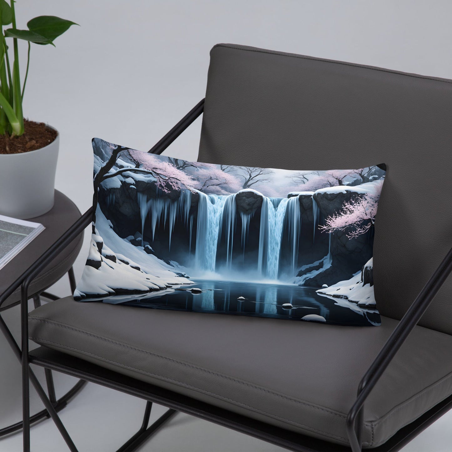 Frozen Waterfall II Basic Pillow - Pillows - Discovery Co.