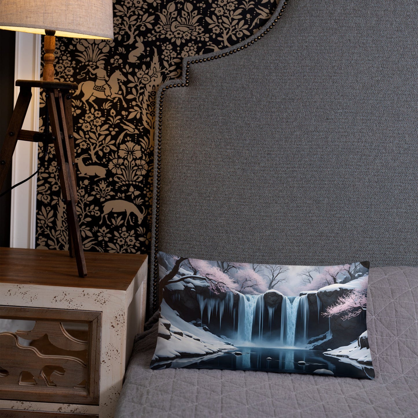 Frozen Waterfall II Basic Pillow - Pillows - Discovery Co.