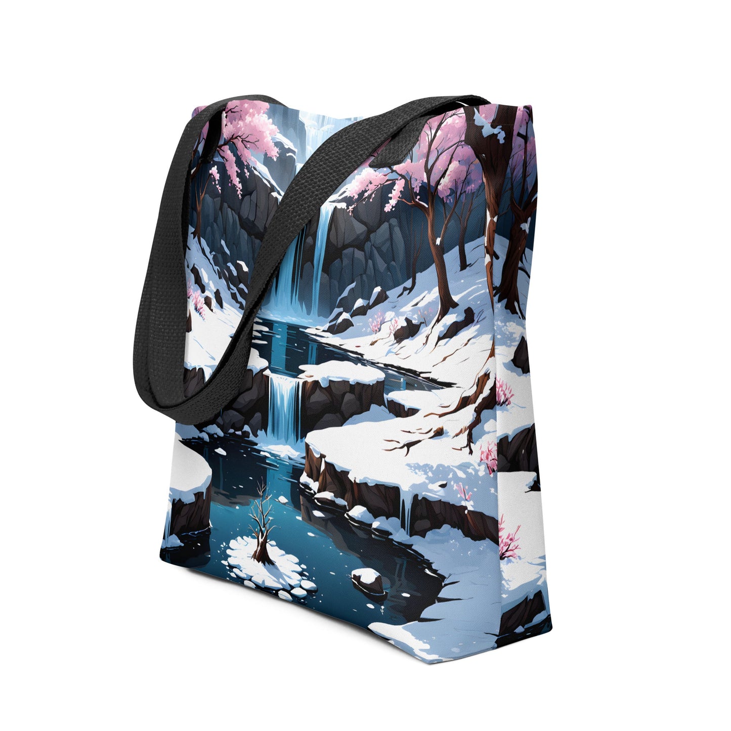 Frozen Waterfall II Tote Bag - Tote Bags - Discovery Co.