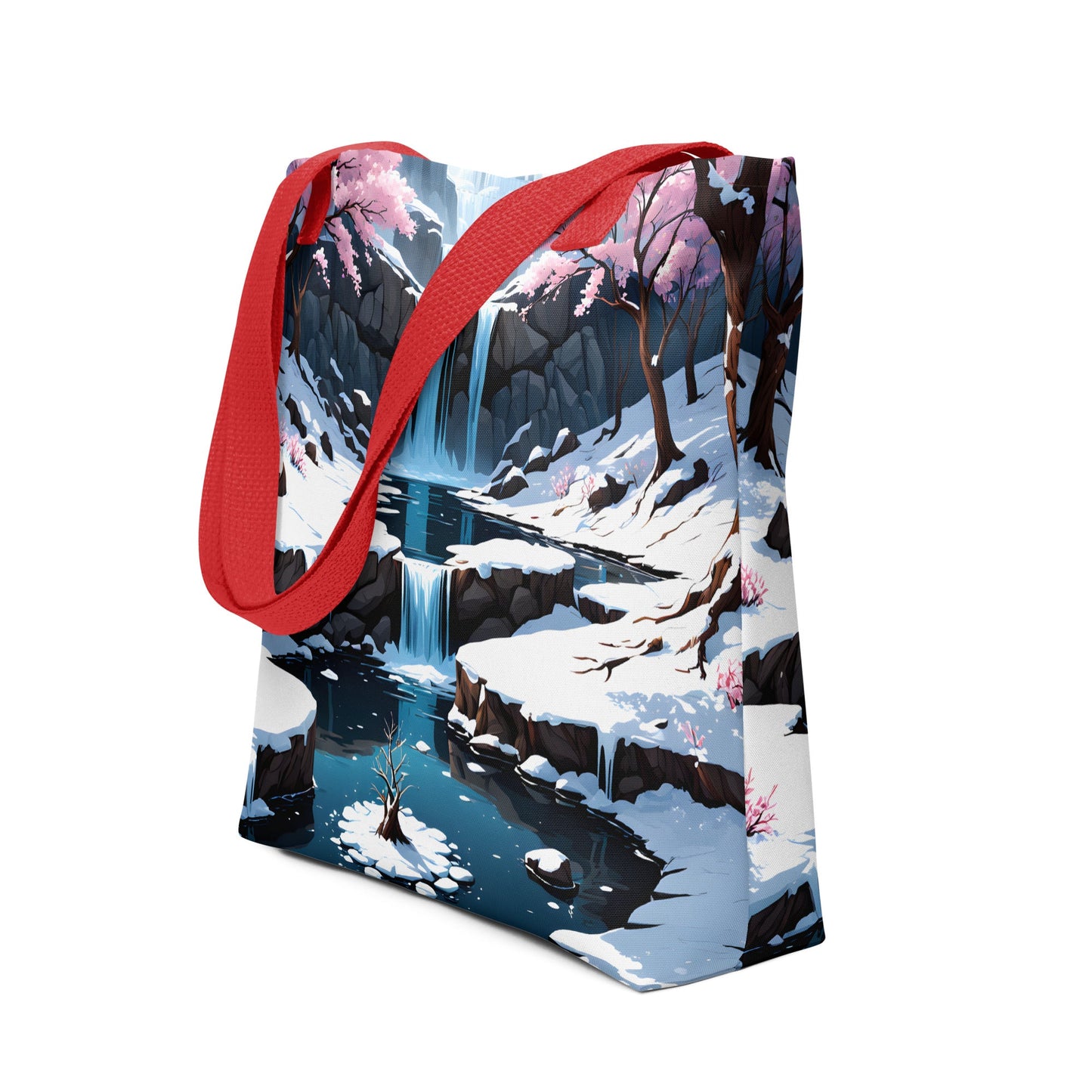 Frozen Waterfall II Tote Bag - Tote Bags - Discovery Co.