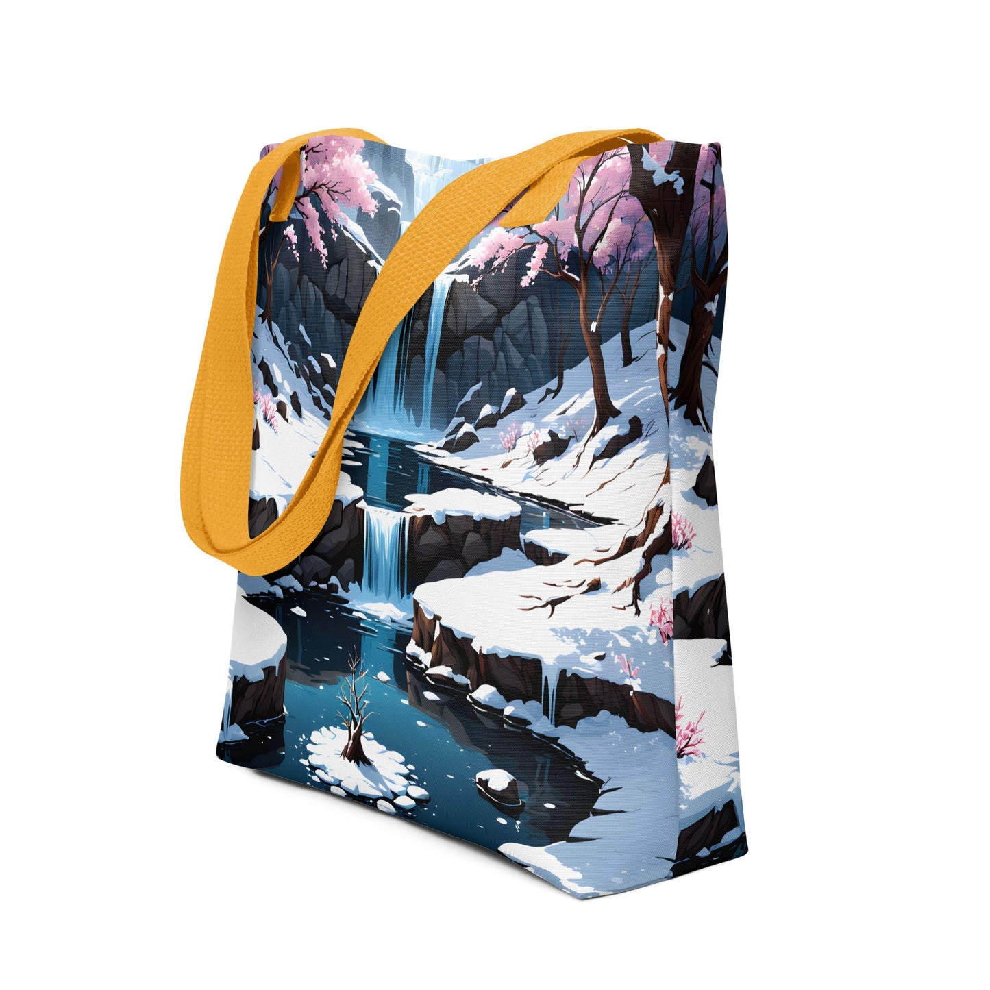Frozen Waterfall II Tote Bag - Tote Bags - Discovery Co.