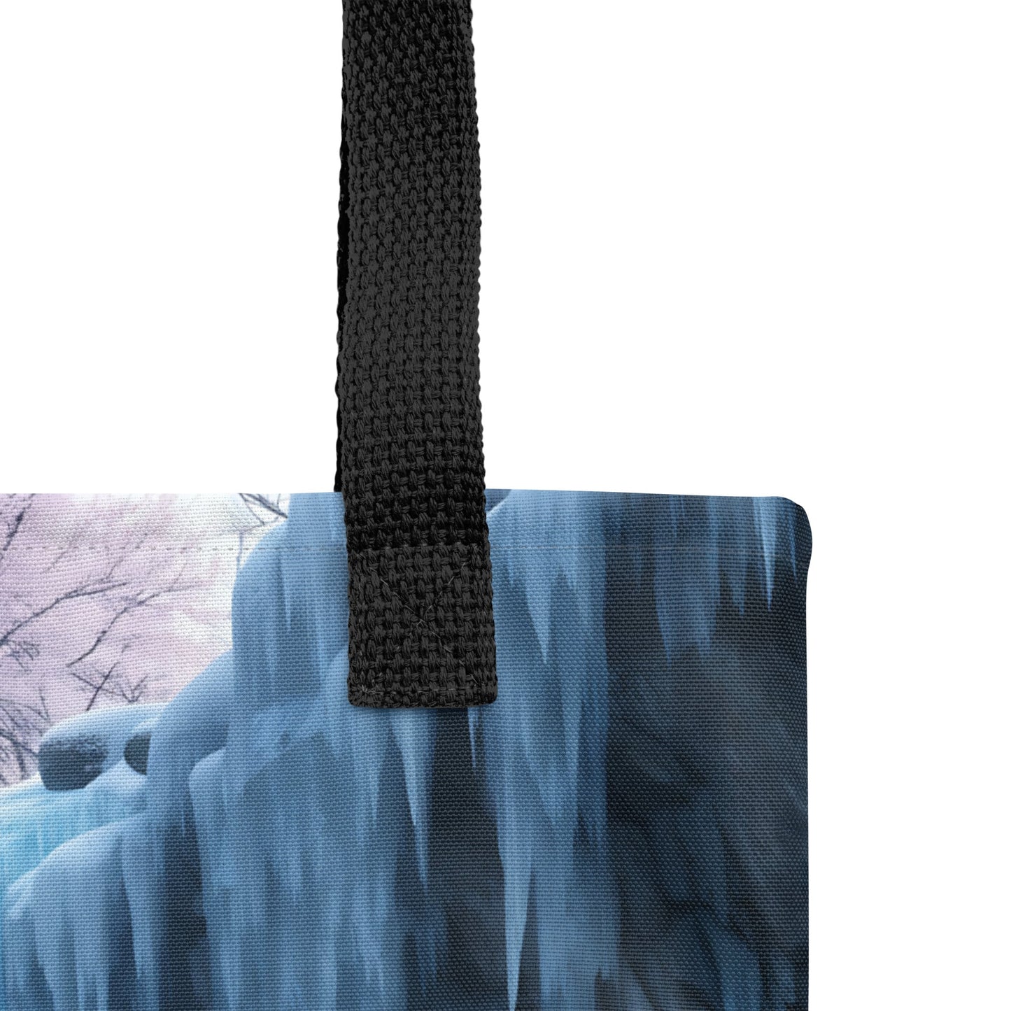 Frozen Waterfall Tote Bag - Tote Bags - Discovery Co.