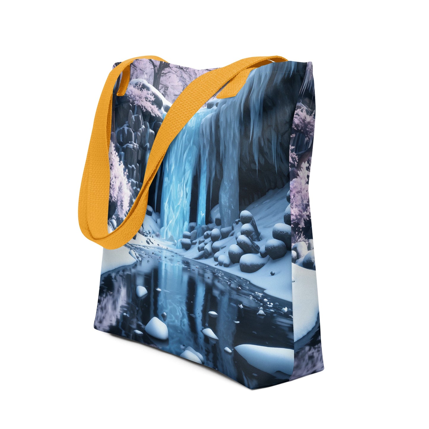 Frozen Waterfall Tote Bag - Tote Bags - Discovery Co.