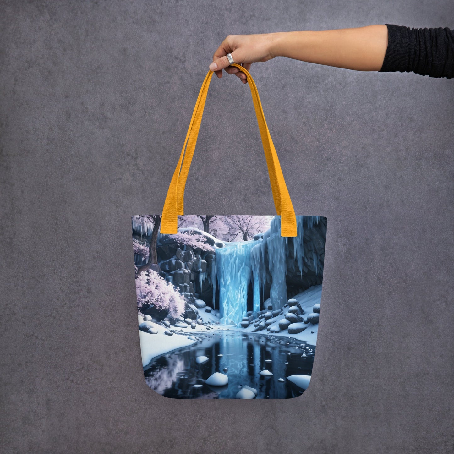 Frozen Waterfall Tote Bag - Tote Bags - Discovery Co.