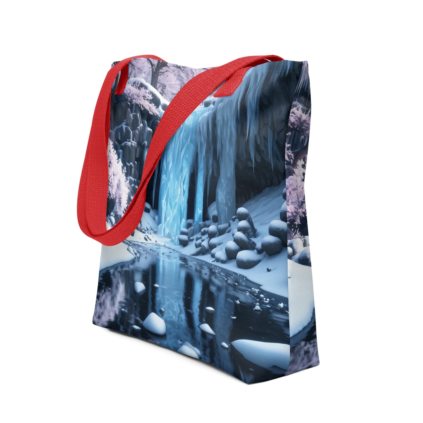 Frozen Waterfall Tote Bag - Tote Bags - Discovery Co.