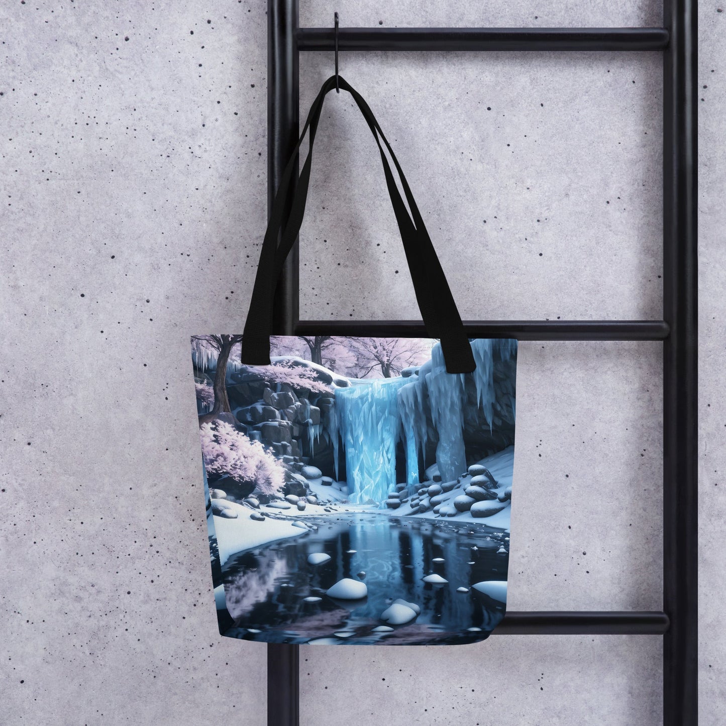 Frozen Waterfall Tote Bag - Tote Bags - Discovery Co.