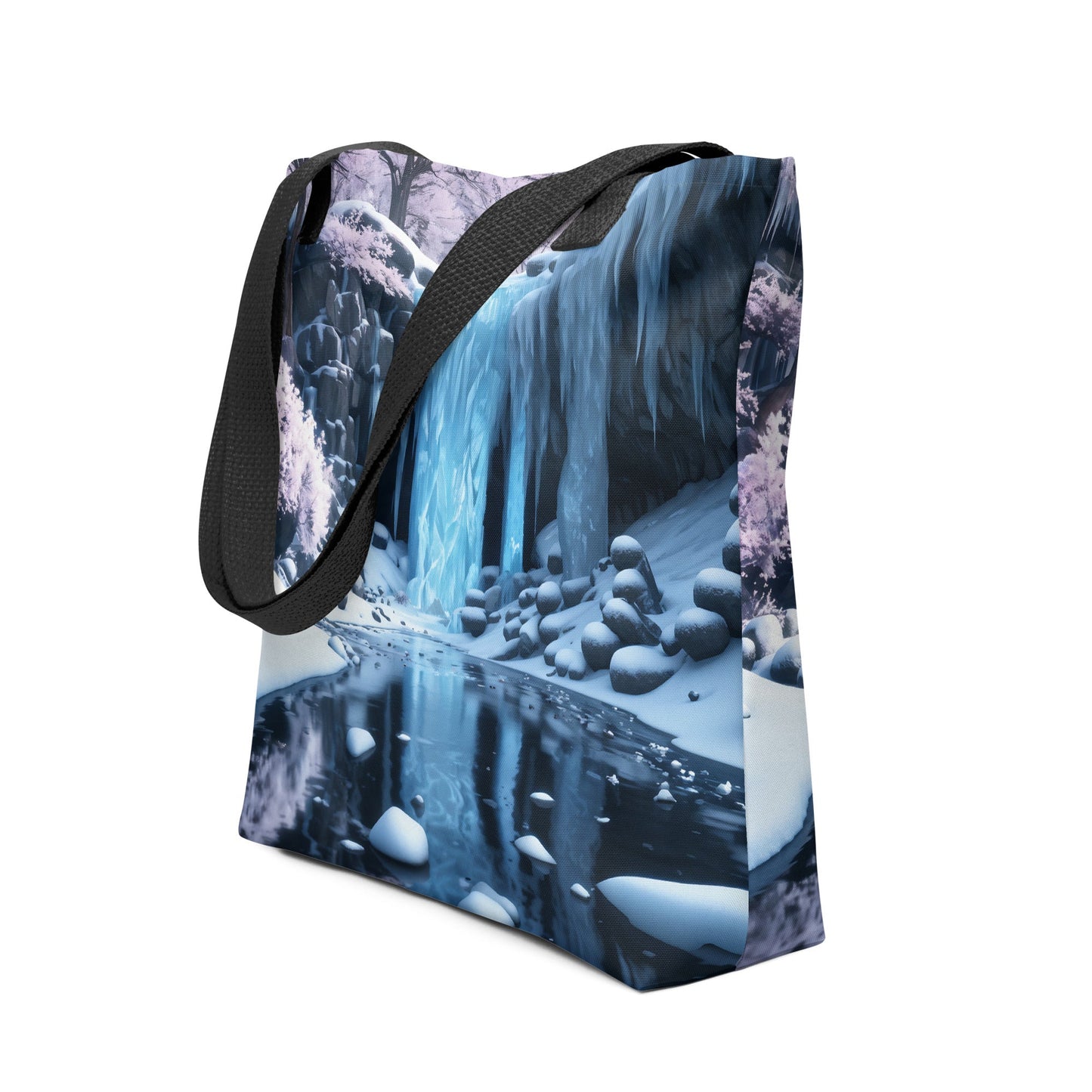 Frozen Waterfall Tote Bag - Tote Bags - Discovery Co.