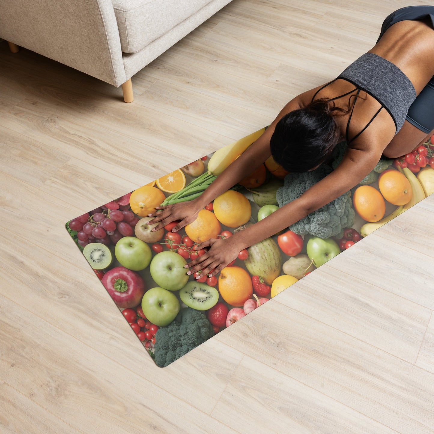 Fruits And Vegetables Yoga Mat - Yoga Mat - Discovery Co.