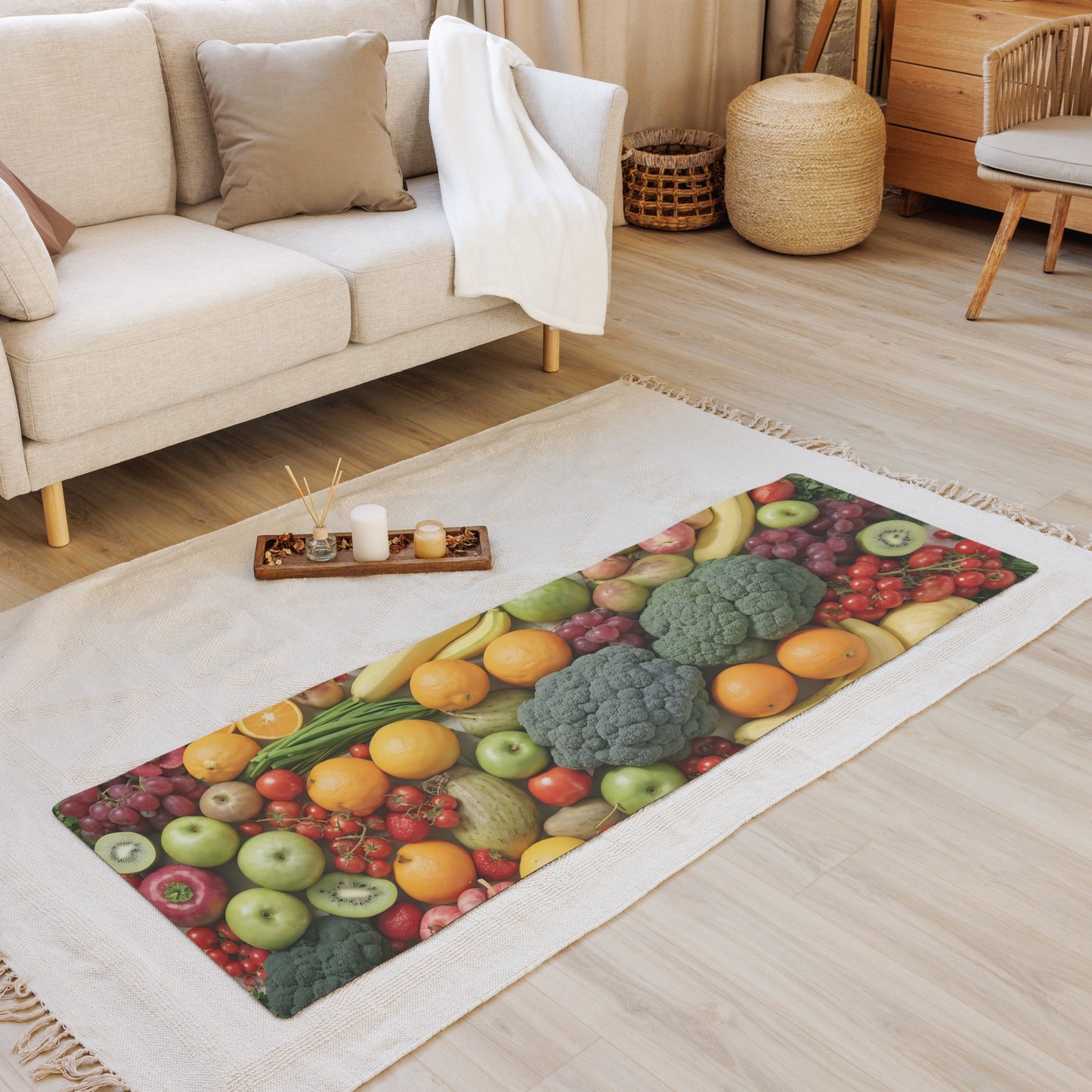 Fruits And Vegetables Yoga Mat - Yoga Mat - Discovery Co.