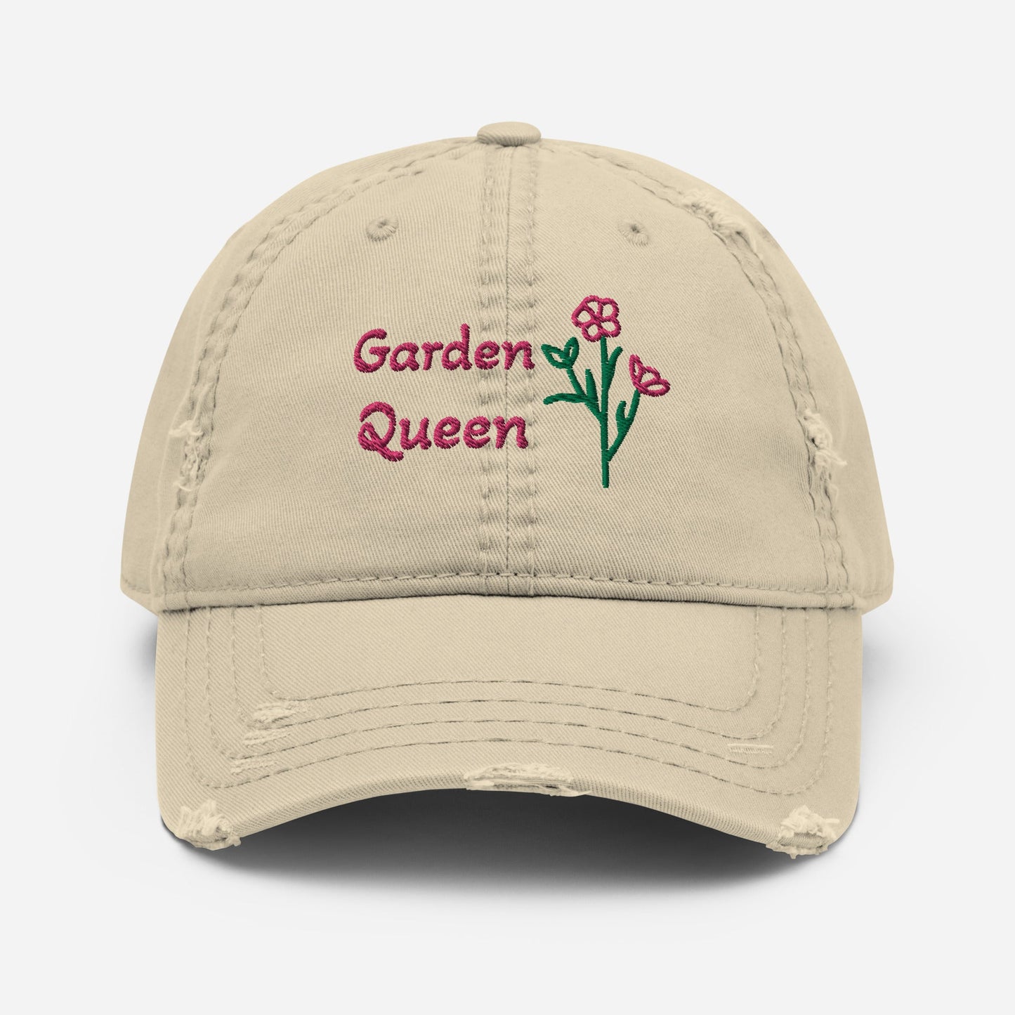 Garden Queen Distressed Hat - Hats - Discovery Co.