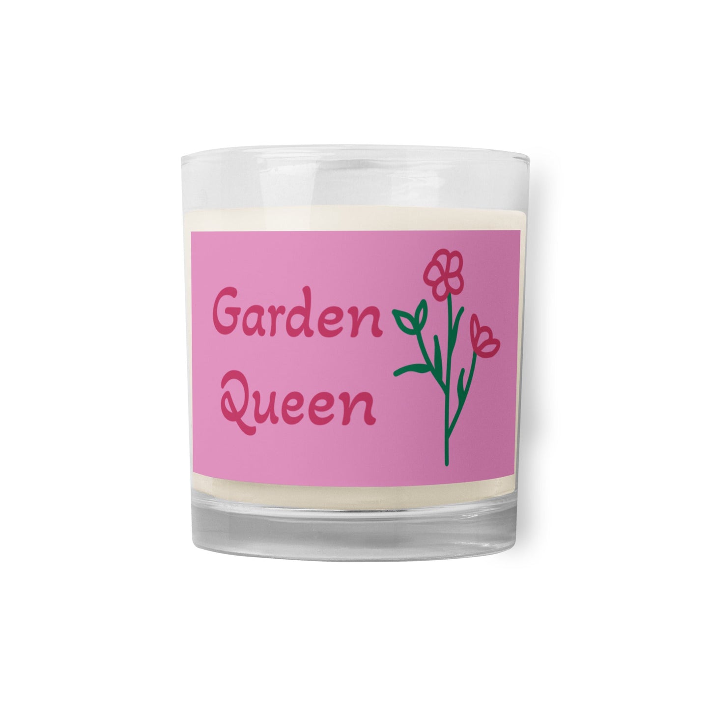 Garden Queen Glass Jar Soy Wax Candle - Candles - Discovery Co.