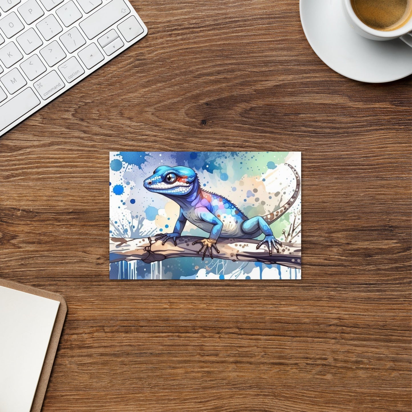Gecko Watercolor Art Greeting Card - Greeting Card - Discovery Co.