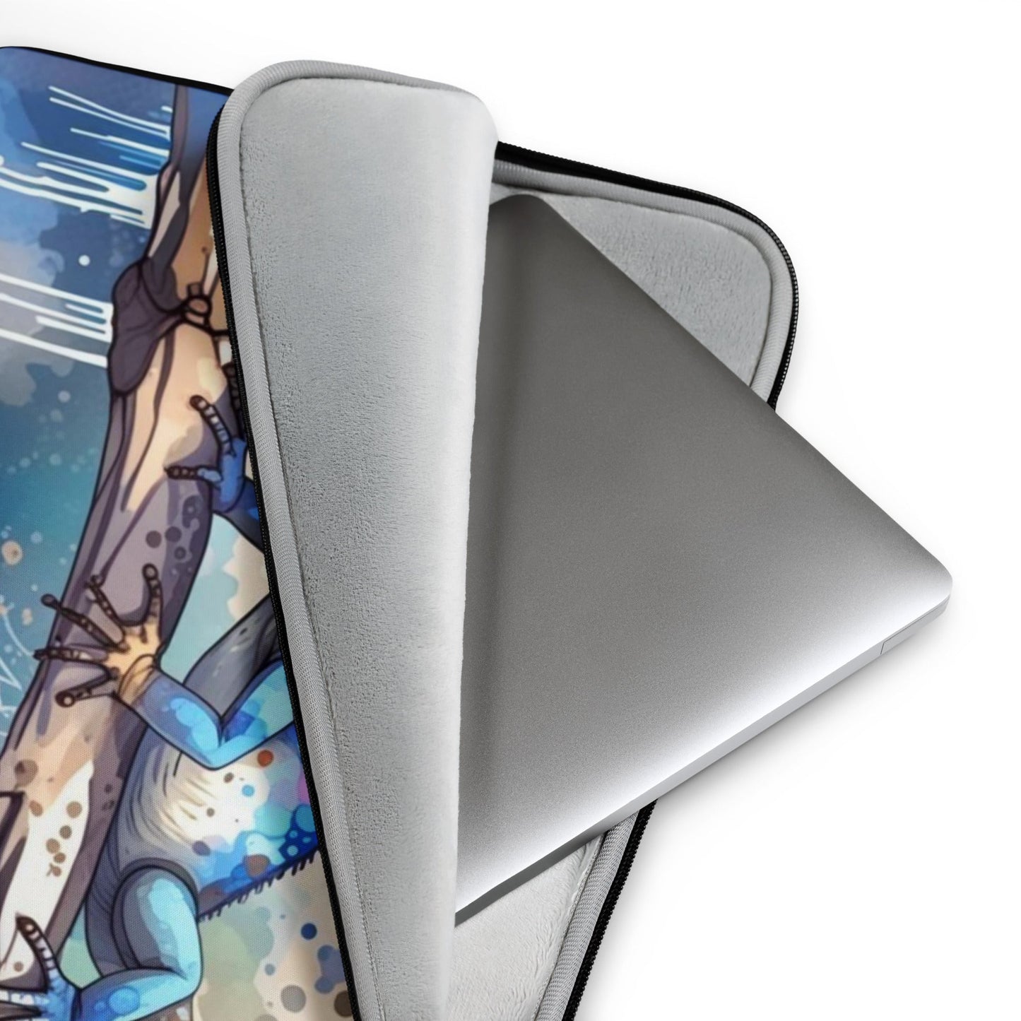 Gecko Watercolor Art Laptop Sleeve - Laptop Cases - Discovery Co.